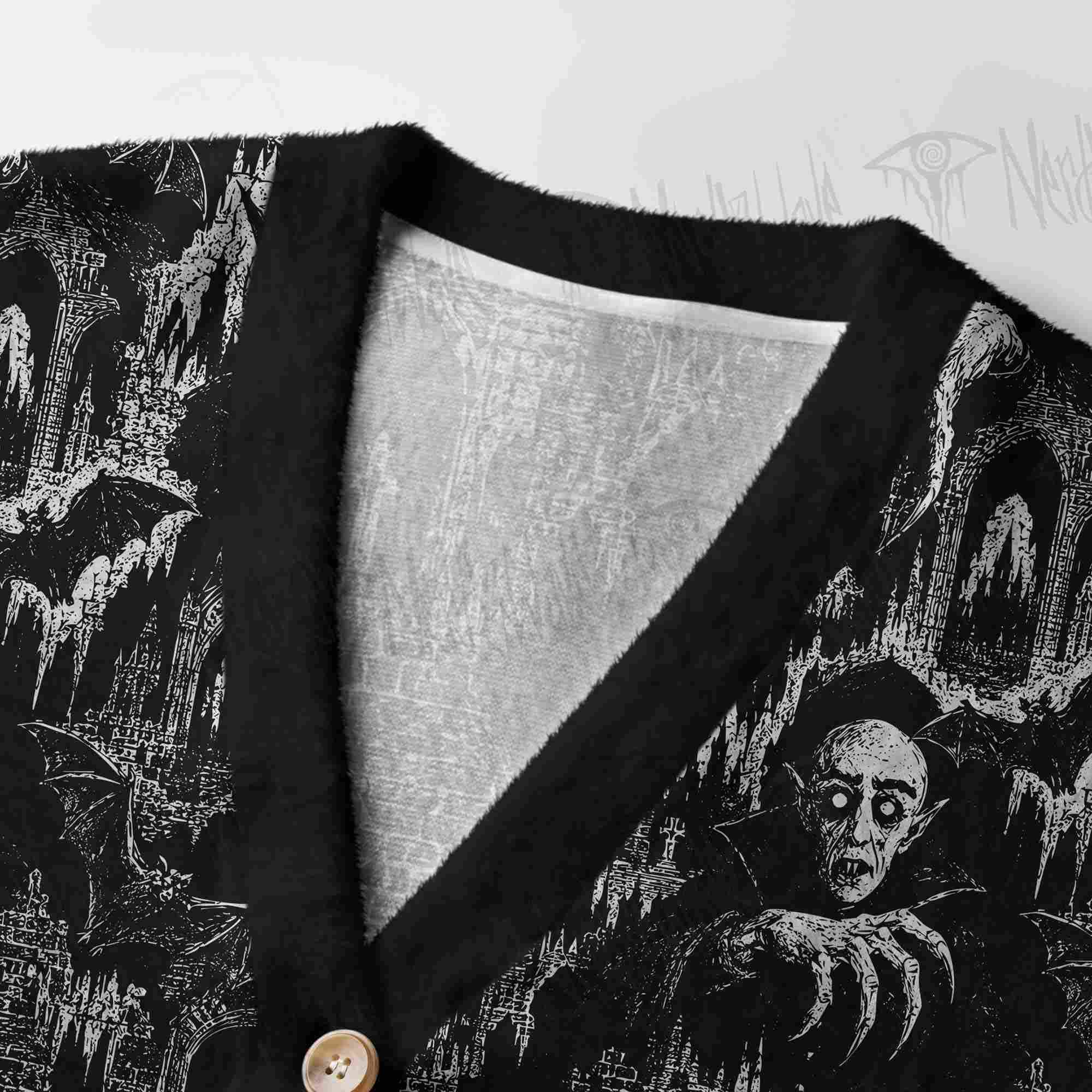 Nosferatu Nights Women's Cardigan Sweater