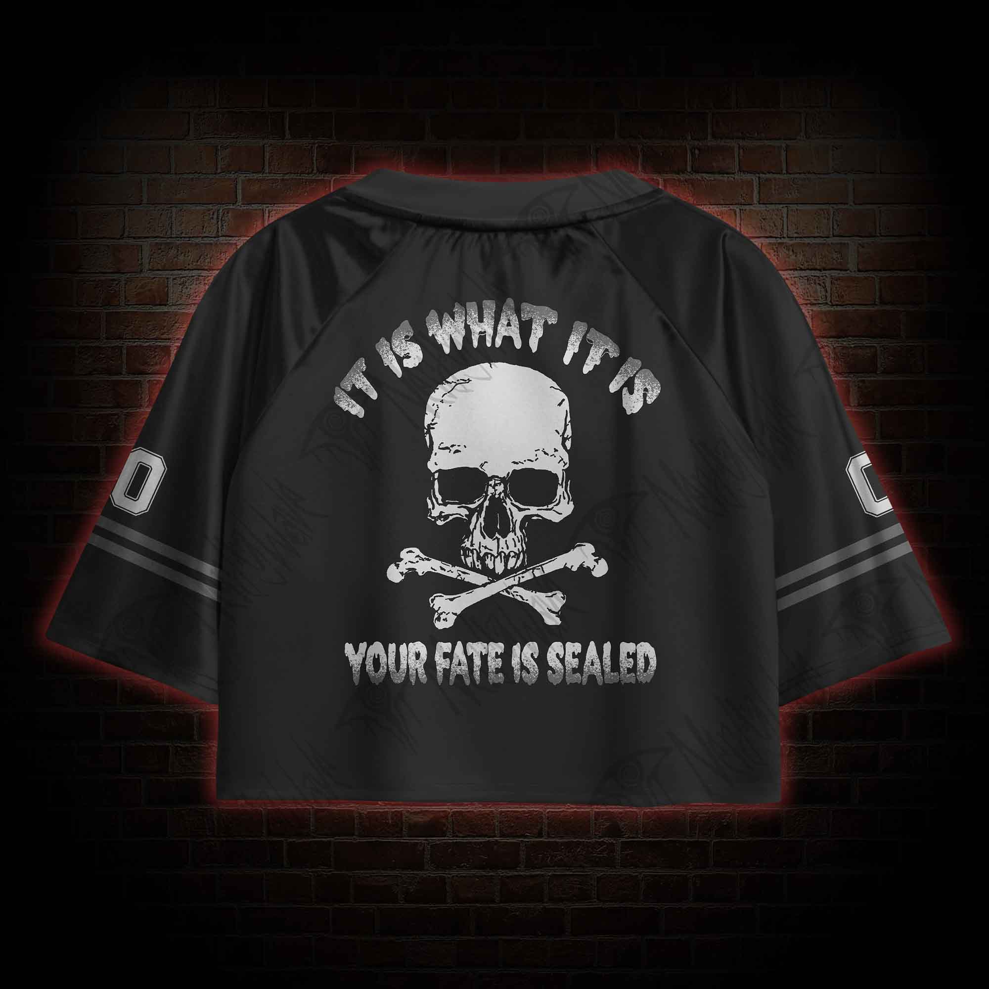 It is What it is  Crop Sports Jersey