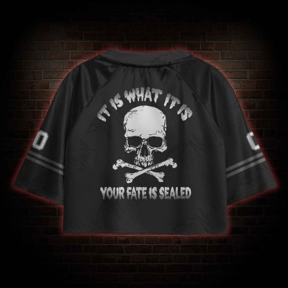 It is What it is  Crop Sports Jersey