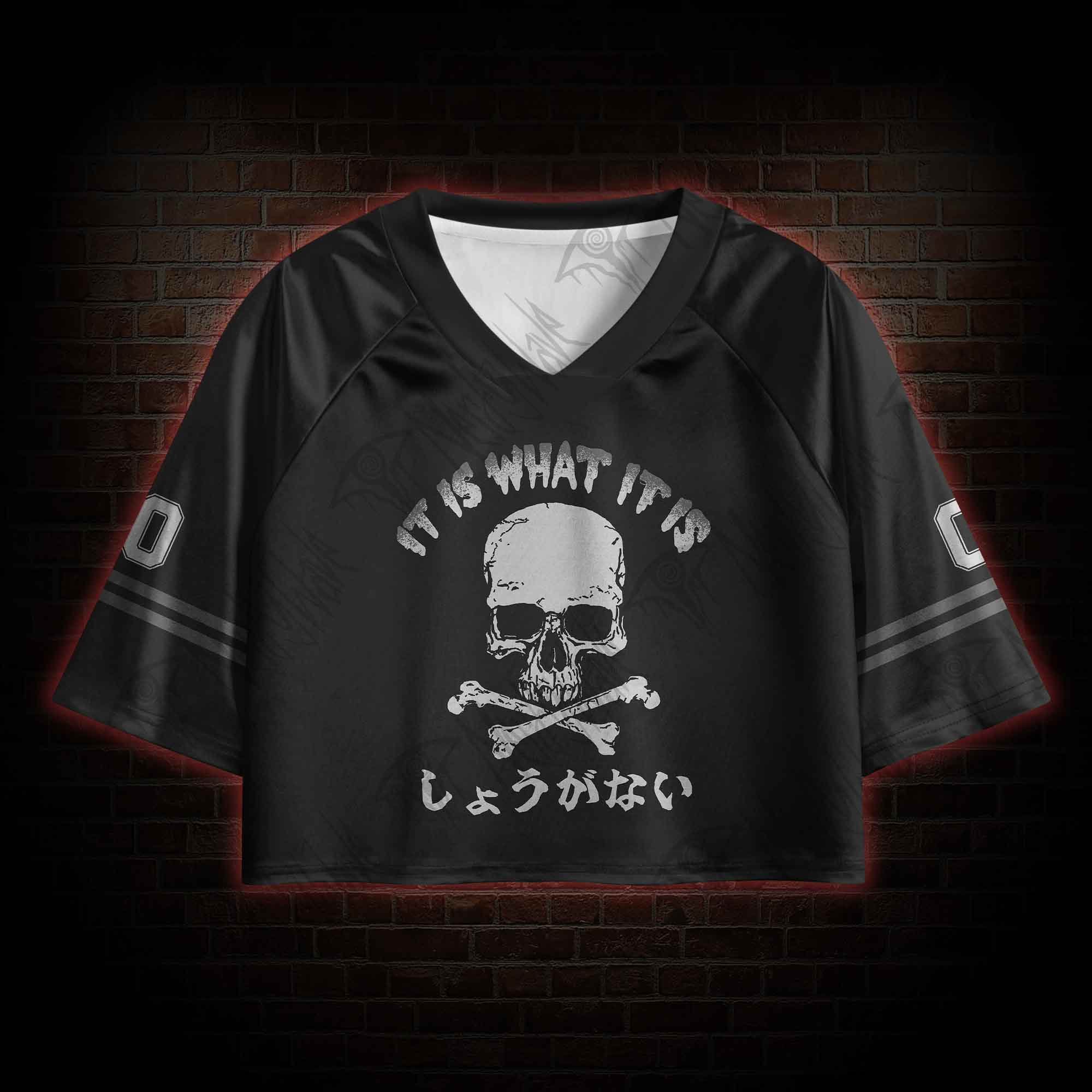 It is What it is  Crop Sports Jersey