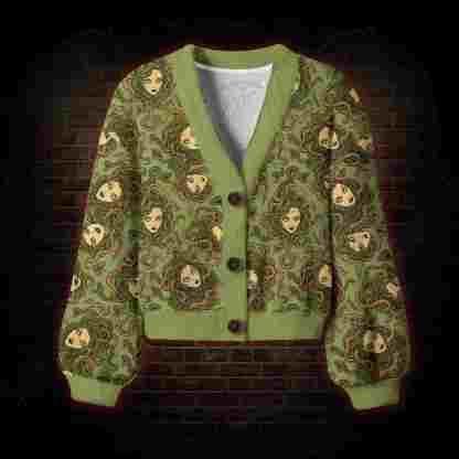 Medusa Serpent Women's Cardigan Sweater