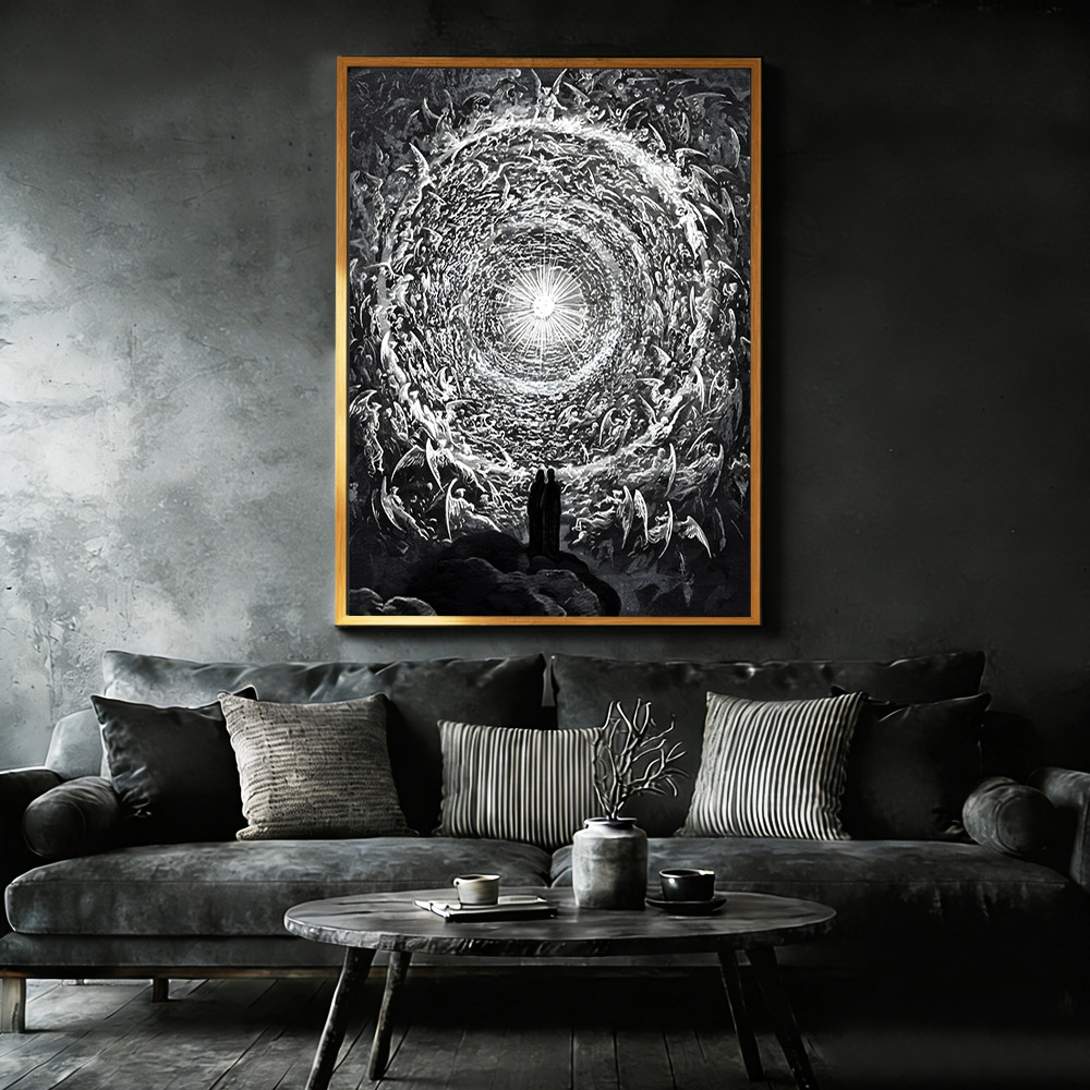 Paradiso Framed Canvas Print