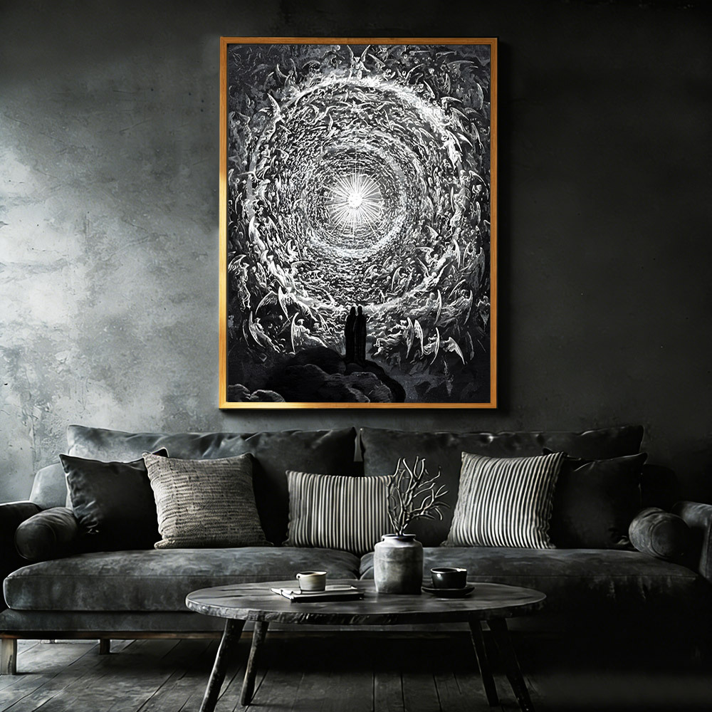 Paradiso Framed Canvas Print