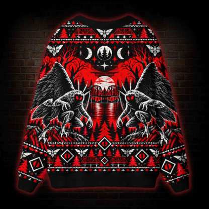 Mothman Descent Cardigan Sweater