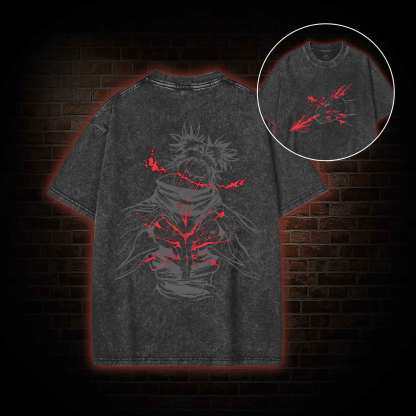 3300 Back Print Washed T-shirt