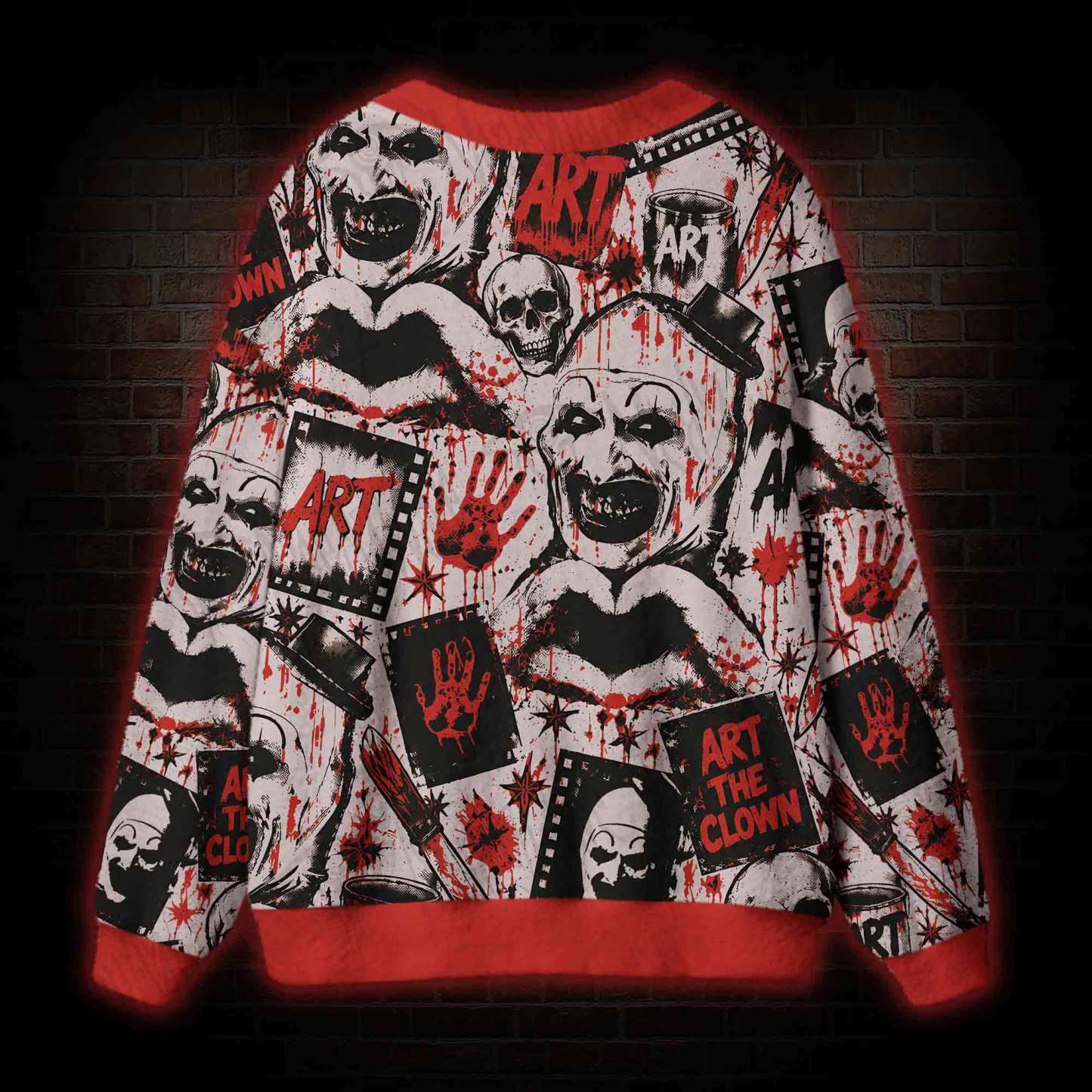 The Clown Retro Cardigan Sweater
