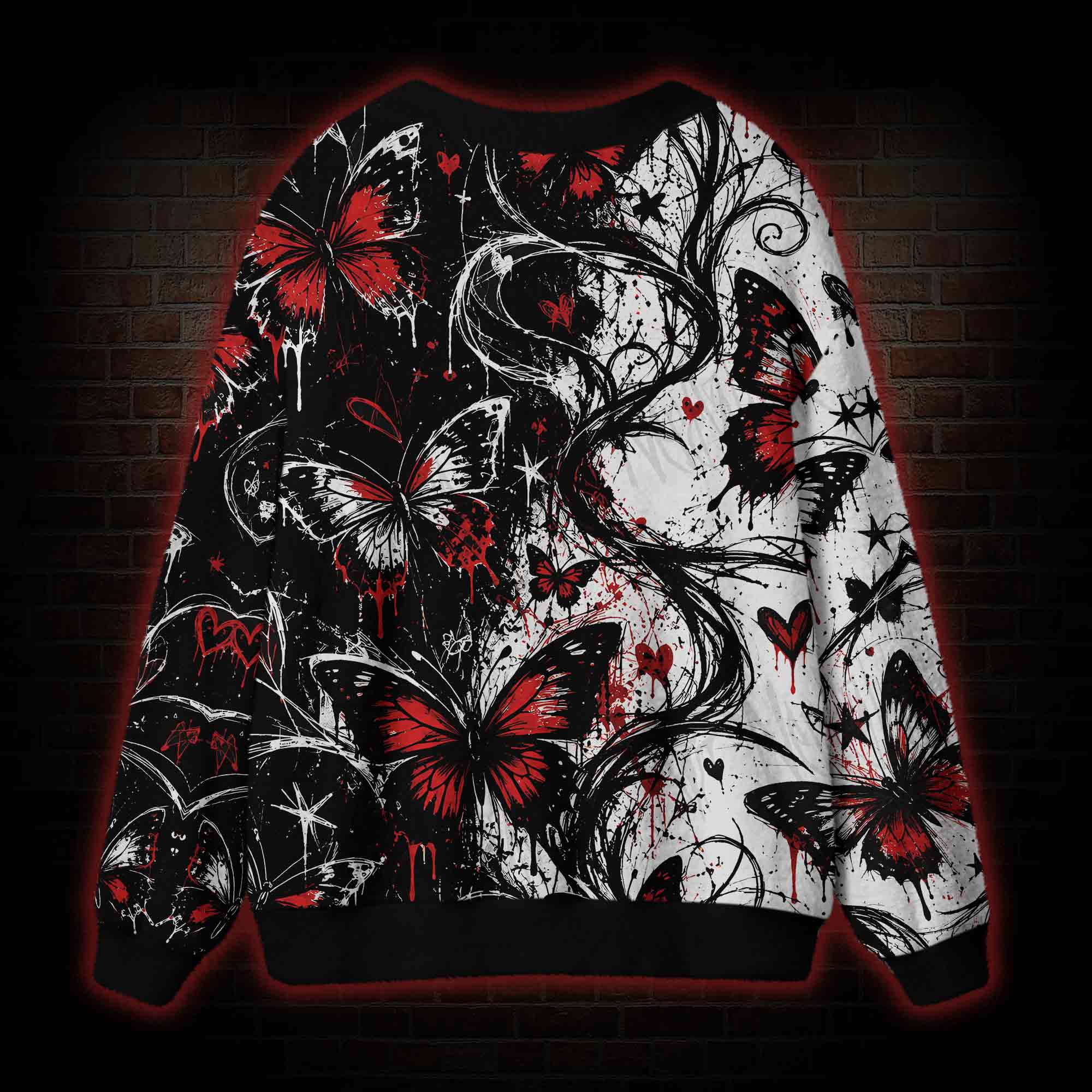 Bleeding Wings Cardigan Sweater
