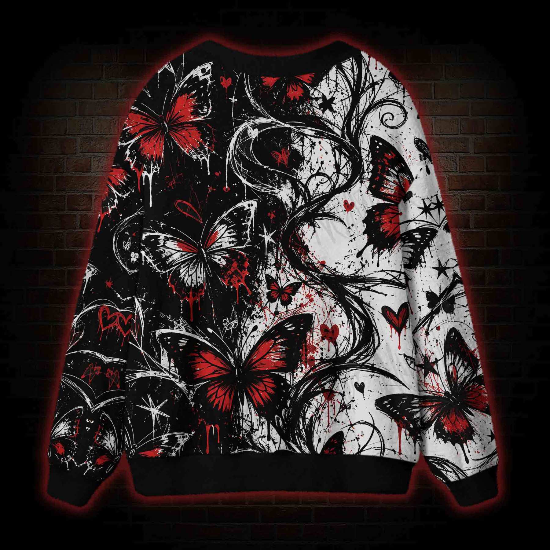 Bleeding Wings Cardigan Sweater