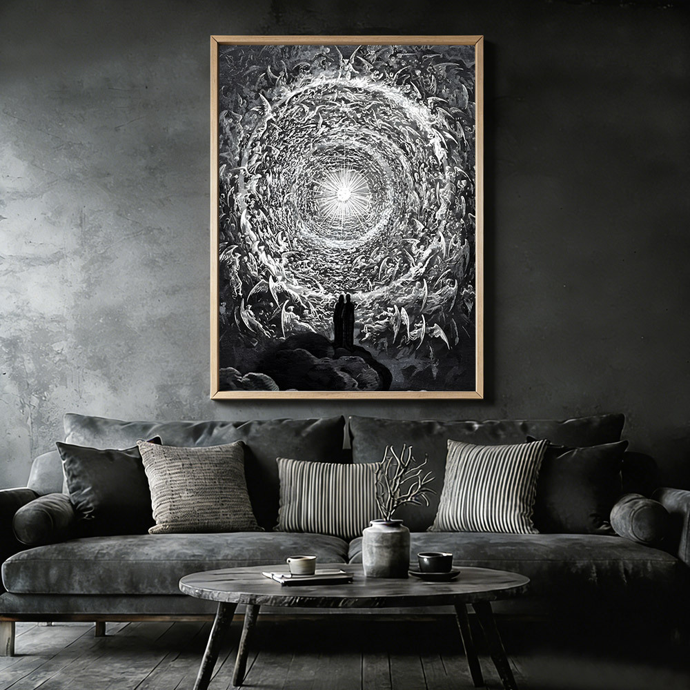 Paradiso Framed Canvas Print