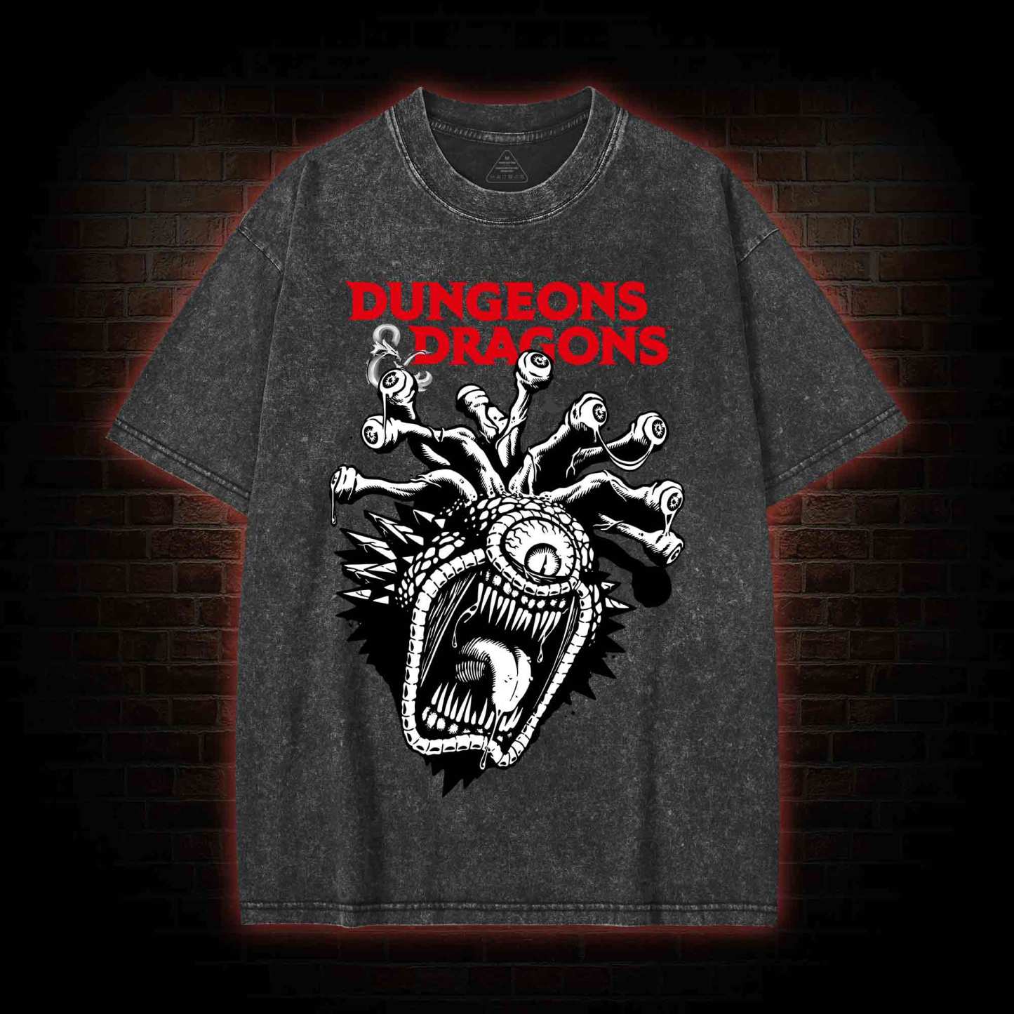 Dungeons Dragons Beholder Washed T-shirt
