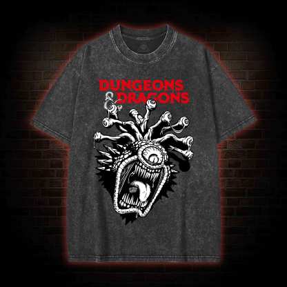 Dungeons Dragons Beholder Washed T-shirt