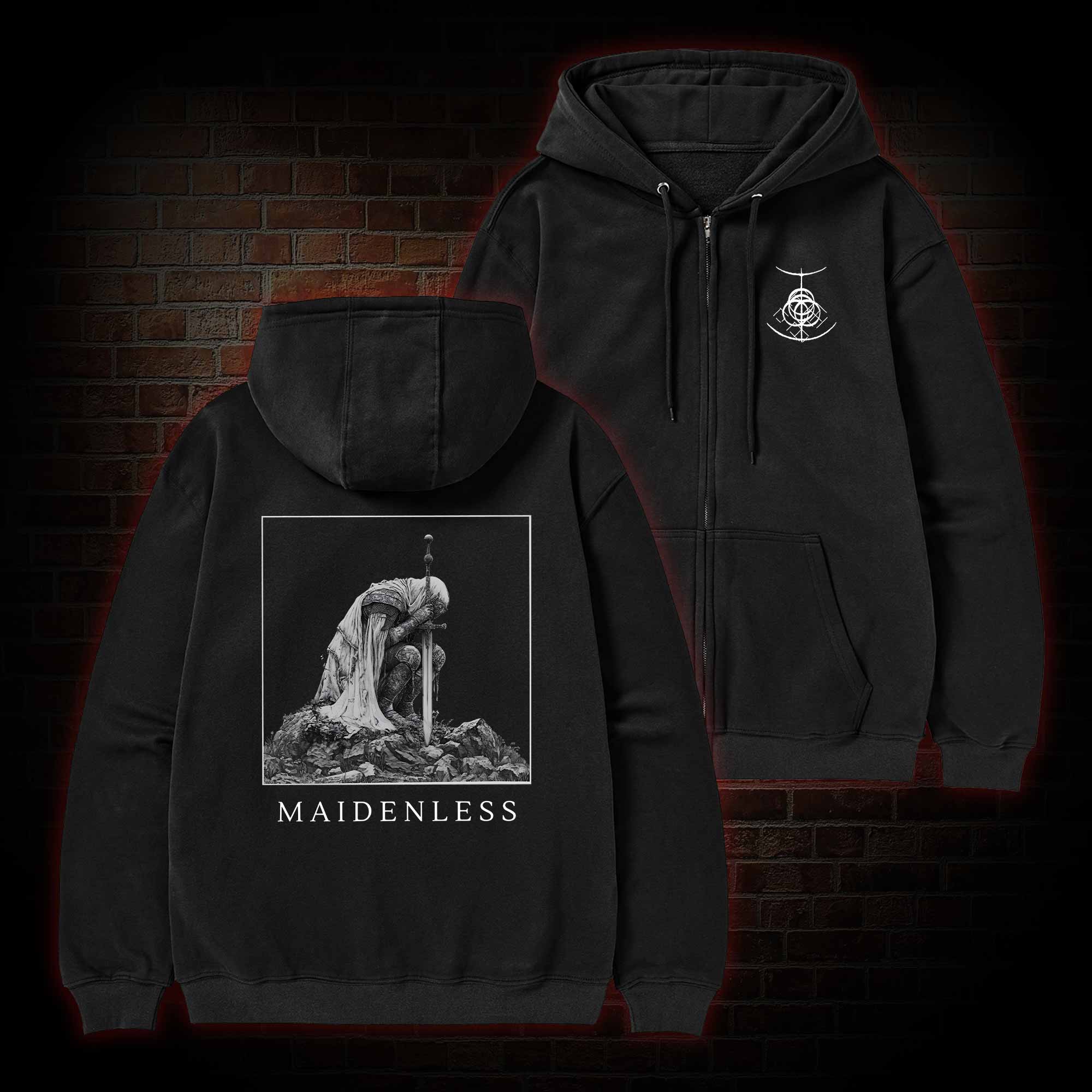 Maidenless Zipper Hoodie