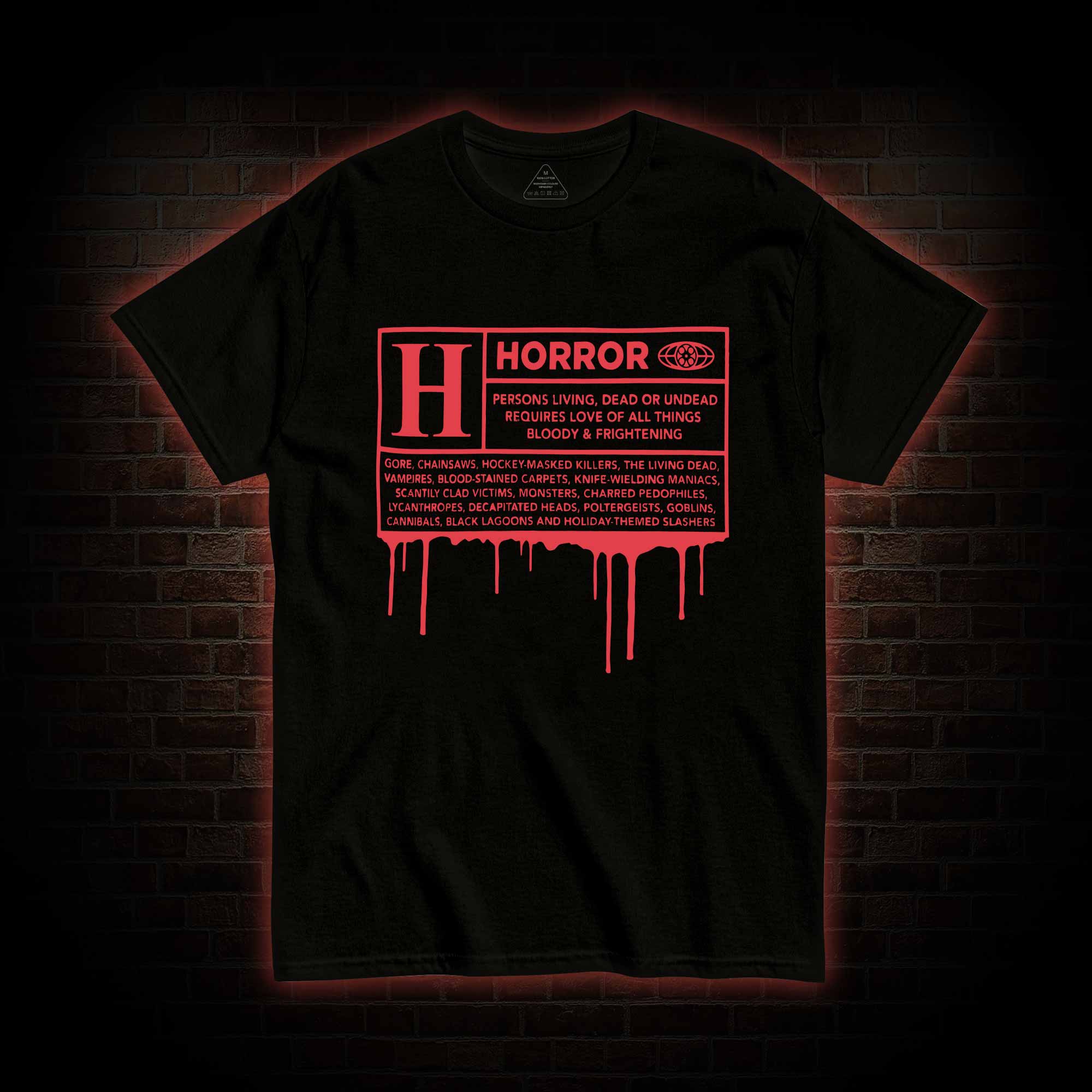Horror Rating T-shirt 