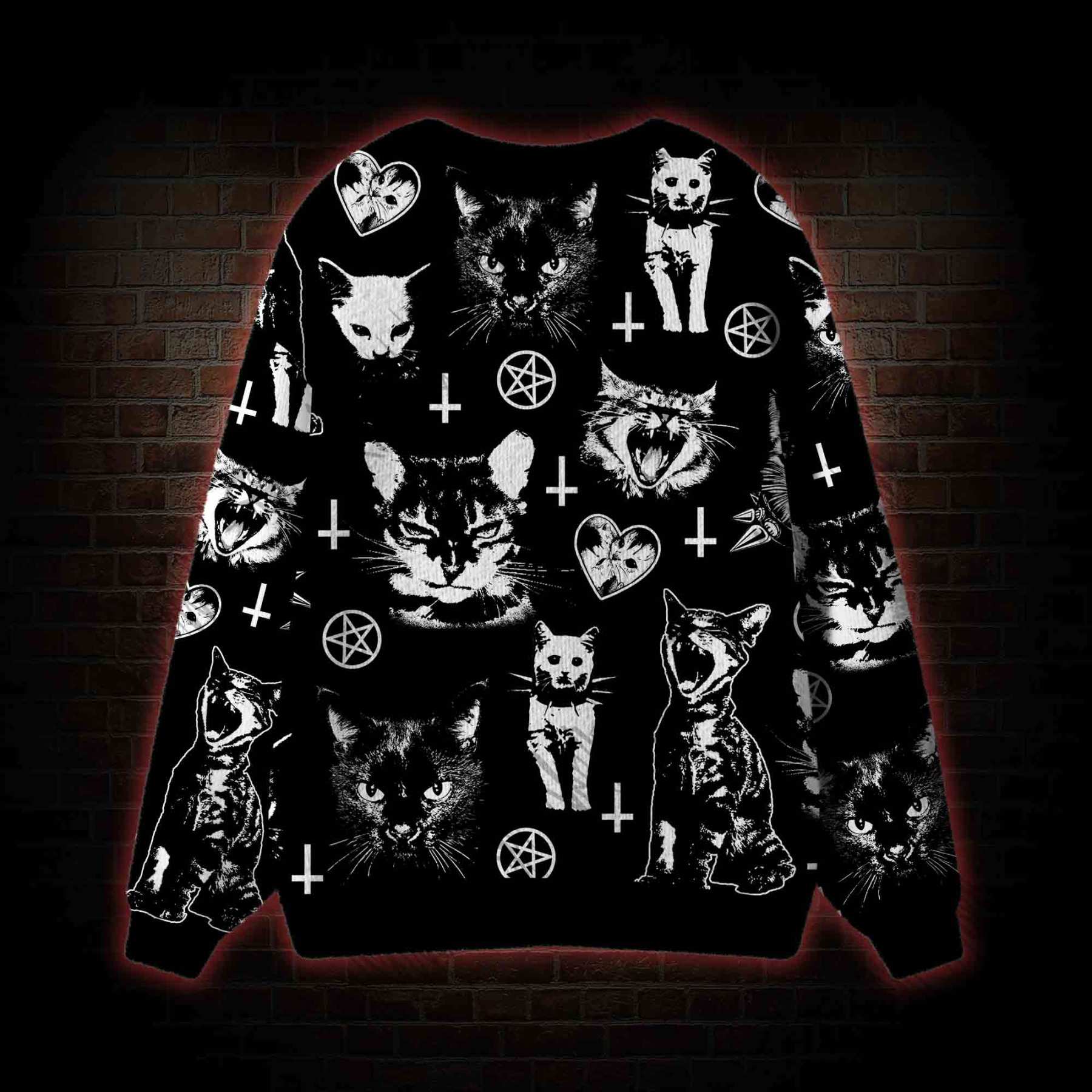 Cats Cardigan Sweater