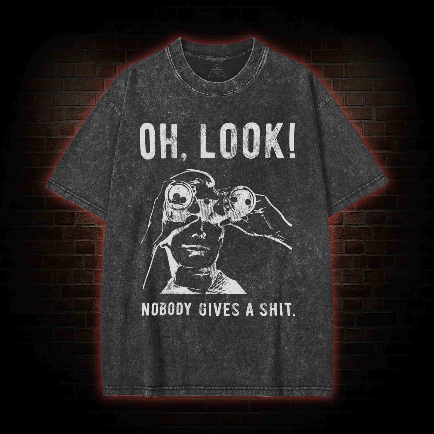Nobody Gives A Shit Washed T-shirt