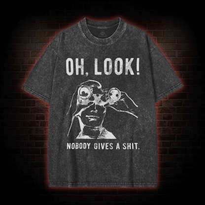 Nobody Gives A Shit Washed T-shirt