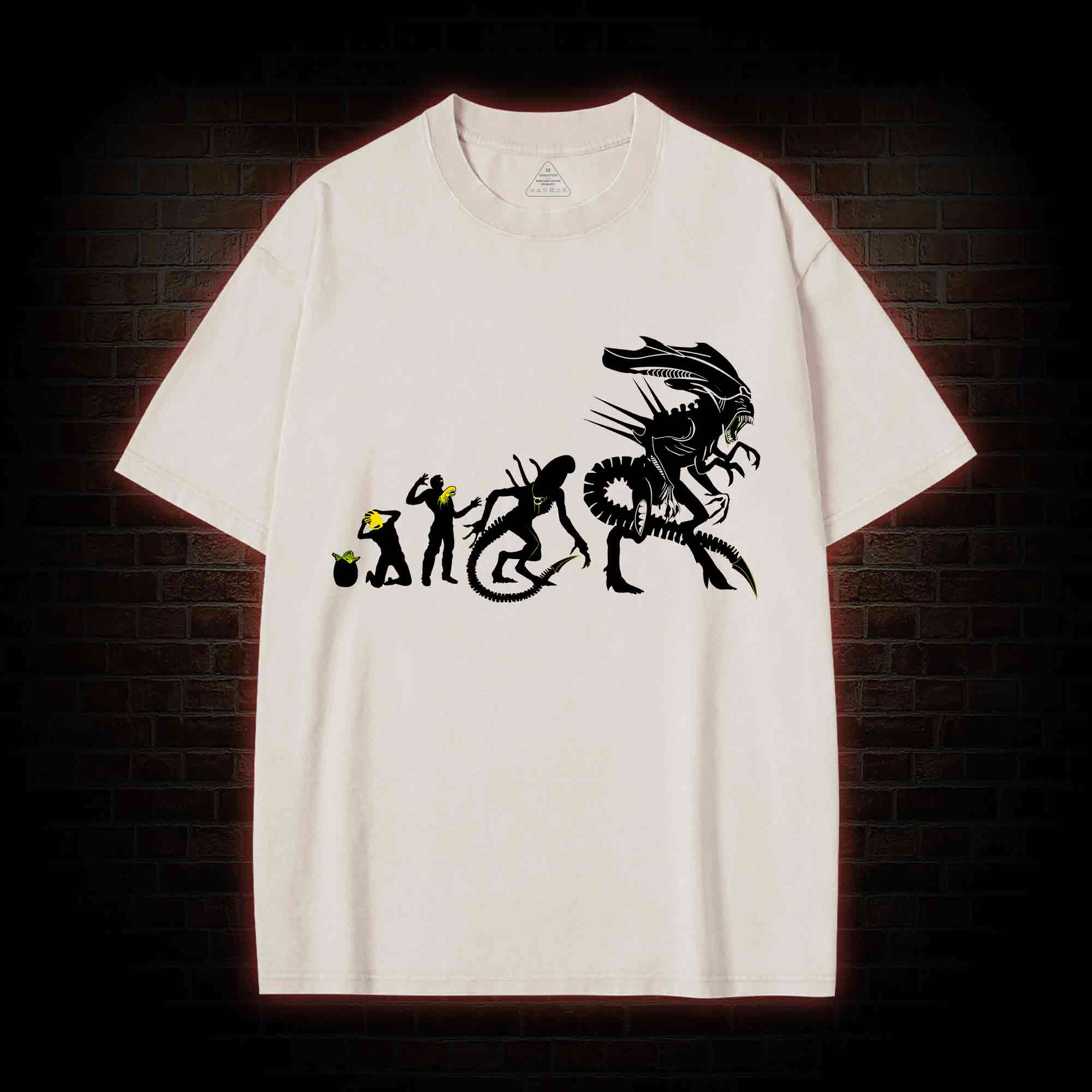 Alien Evolution Washed T-shirt