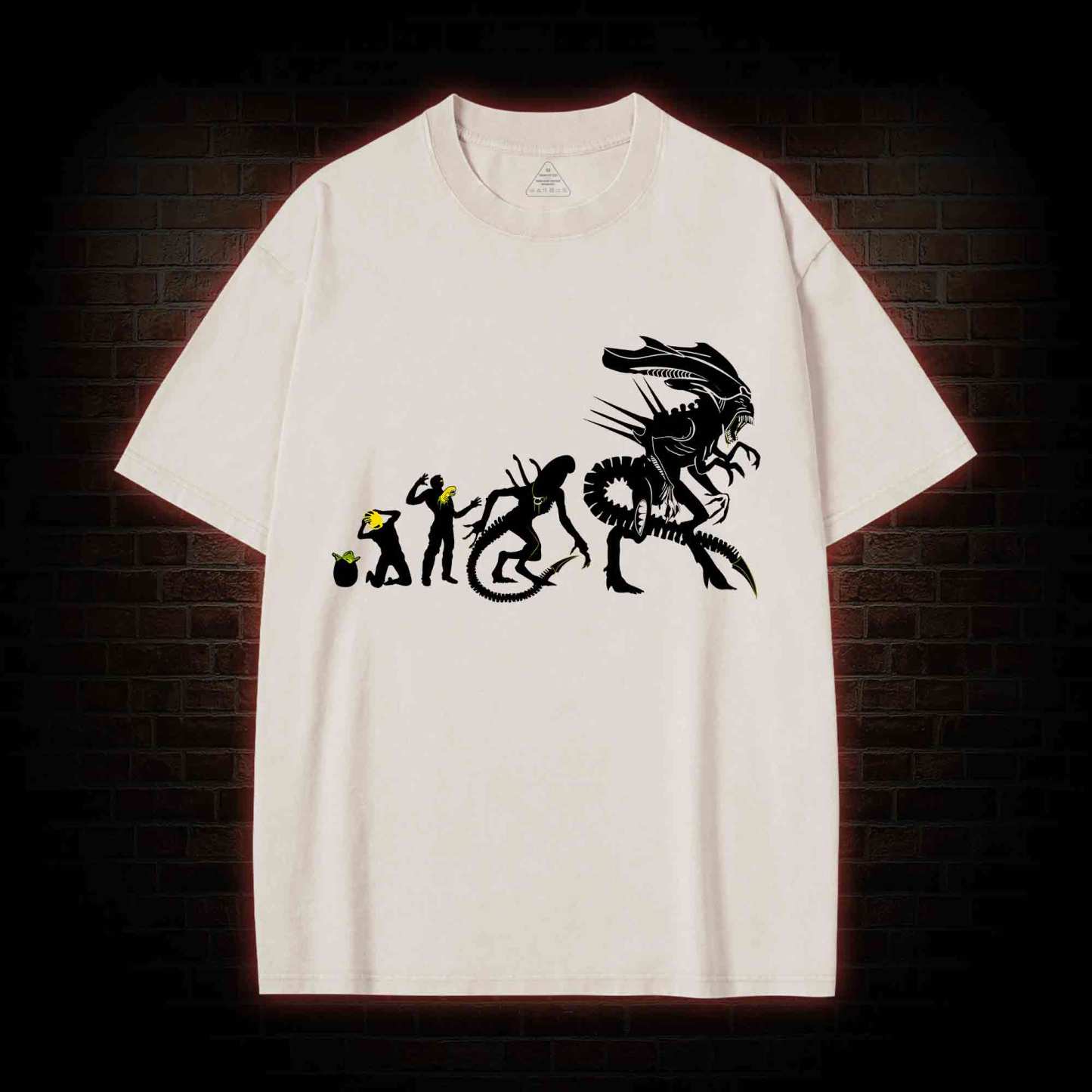 Alien Evolution Washed T-shirt