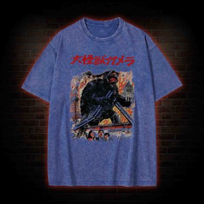 Giant Flying Turtle Washed T-shirt