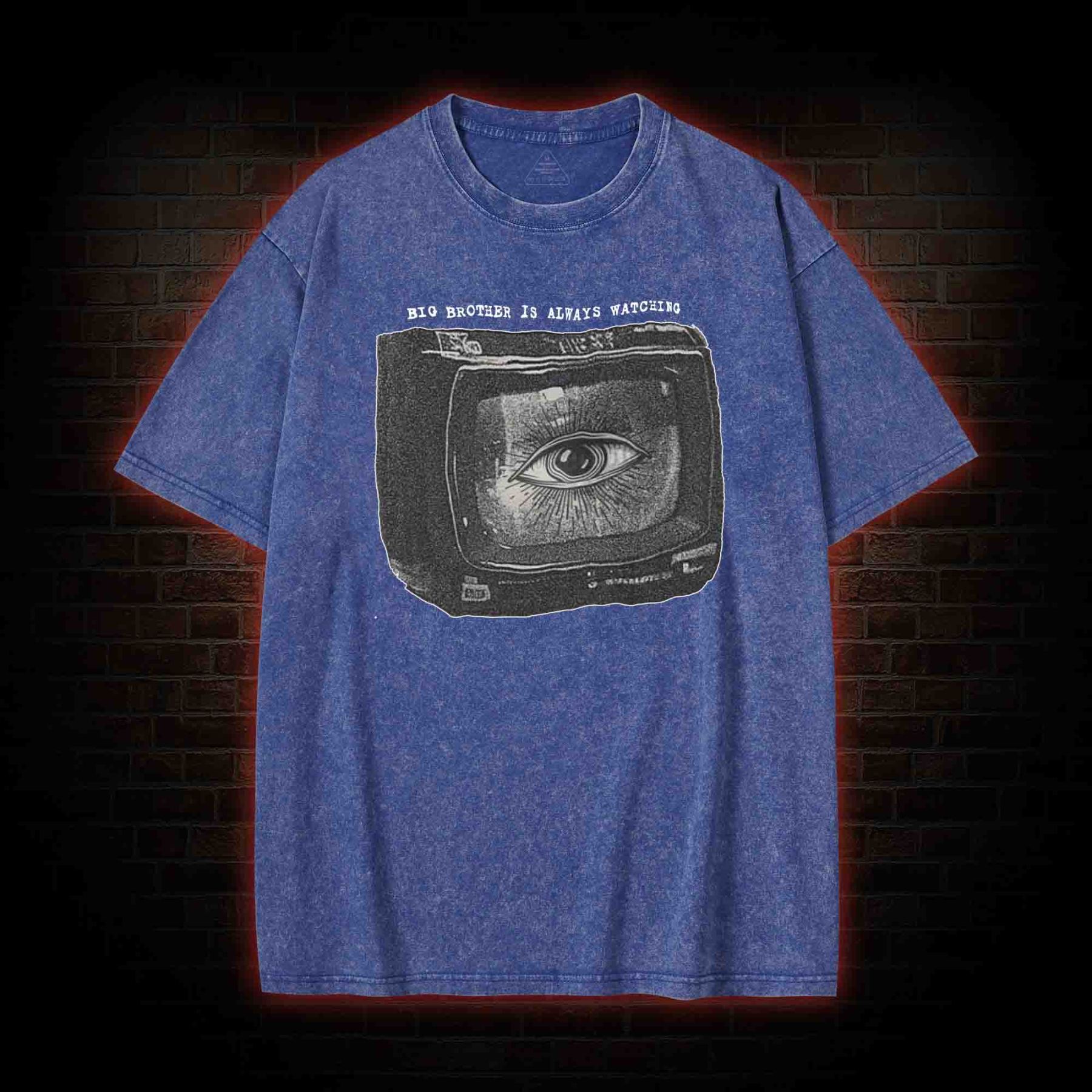 Big Brother is Always Watching Washed T-shirt