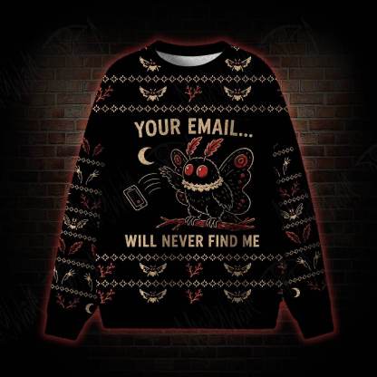 Ghosted Inbox Ugly Sweatshirts