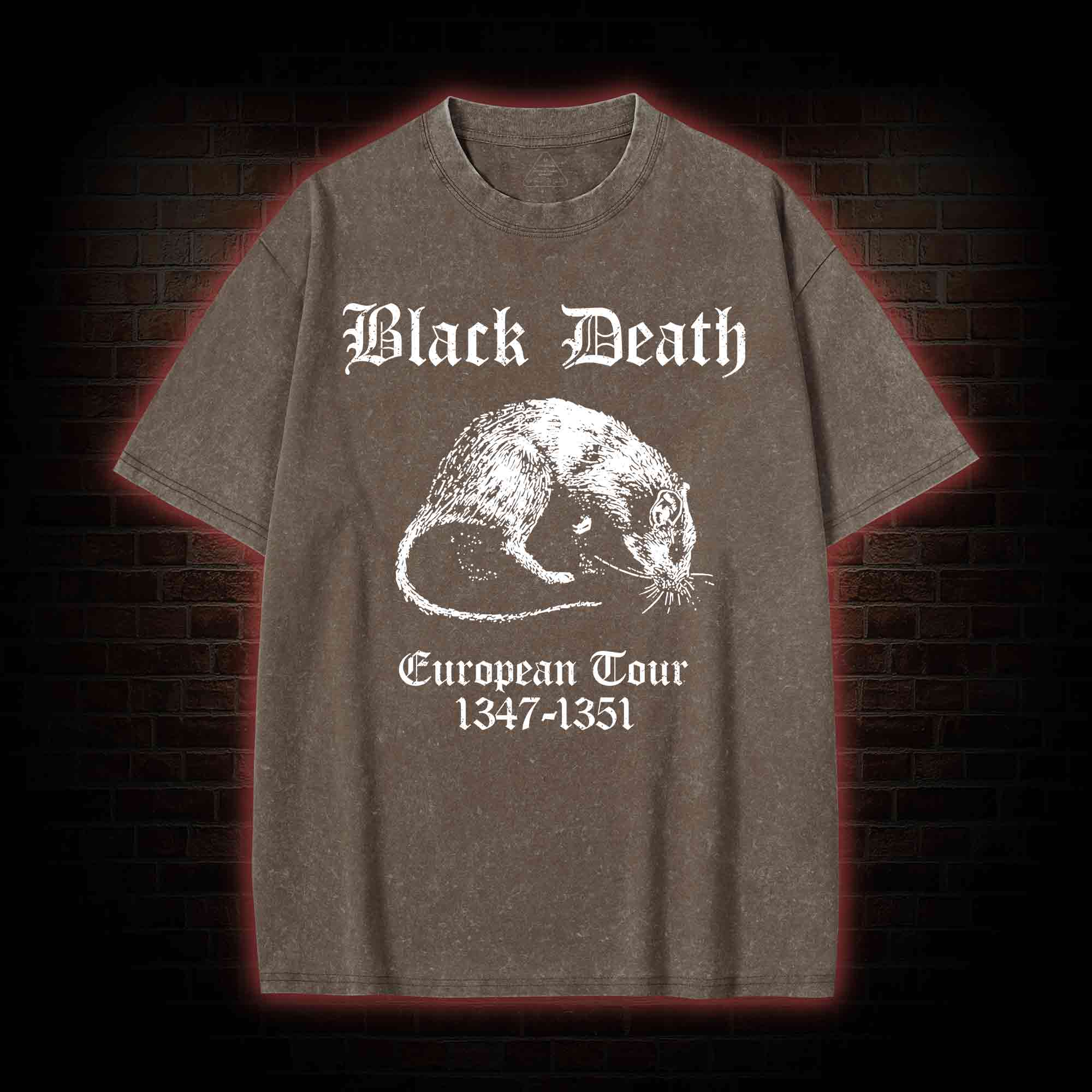 Black Death Washed T-shirt