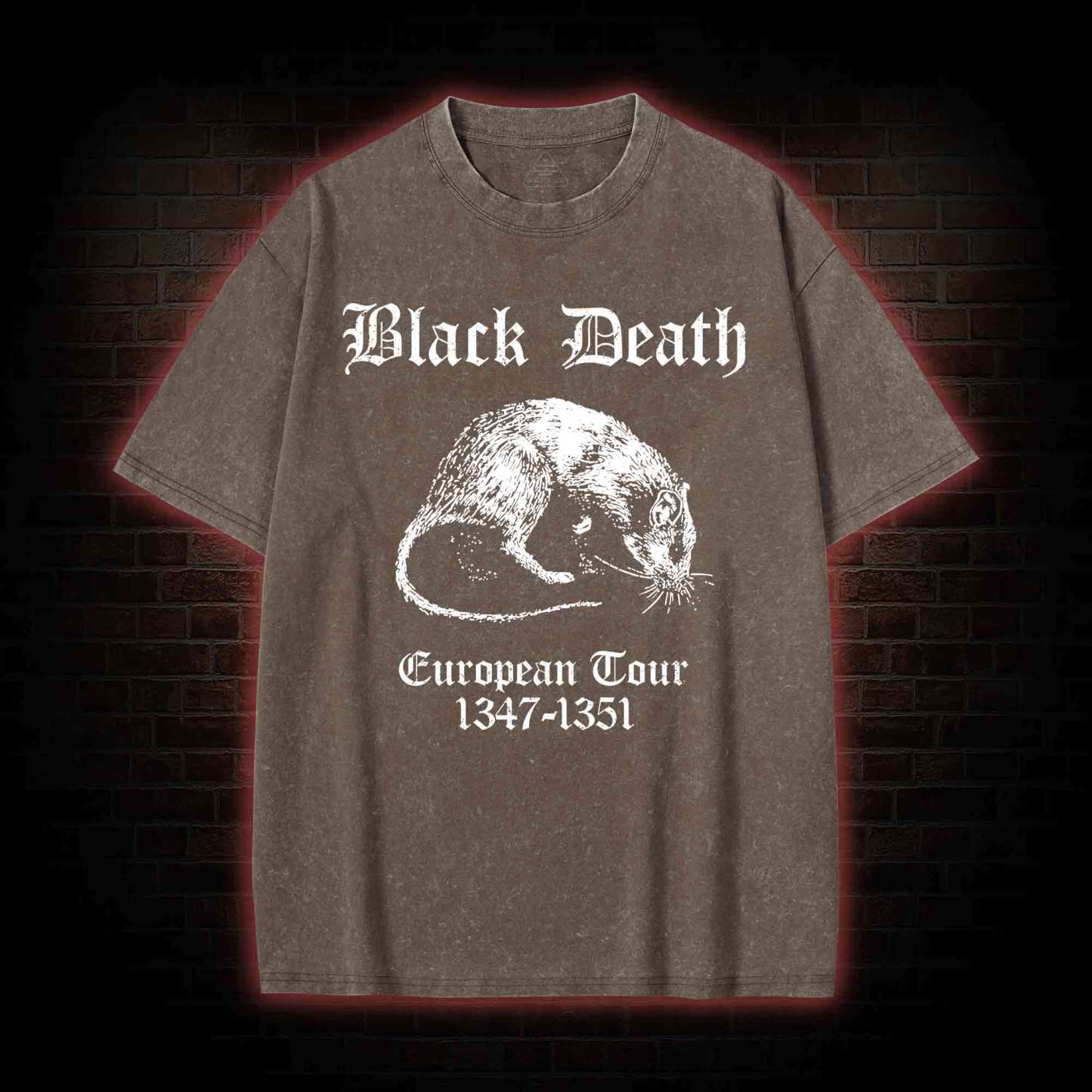 Black Death Washed T-shirt