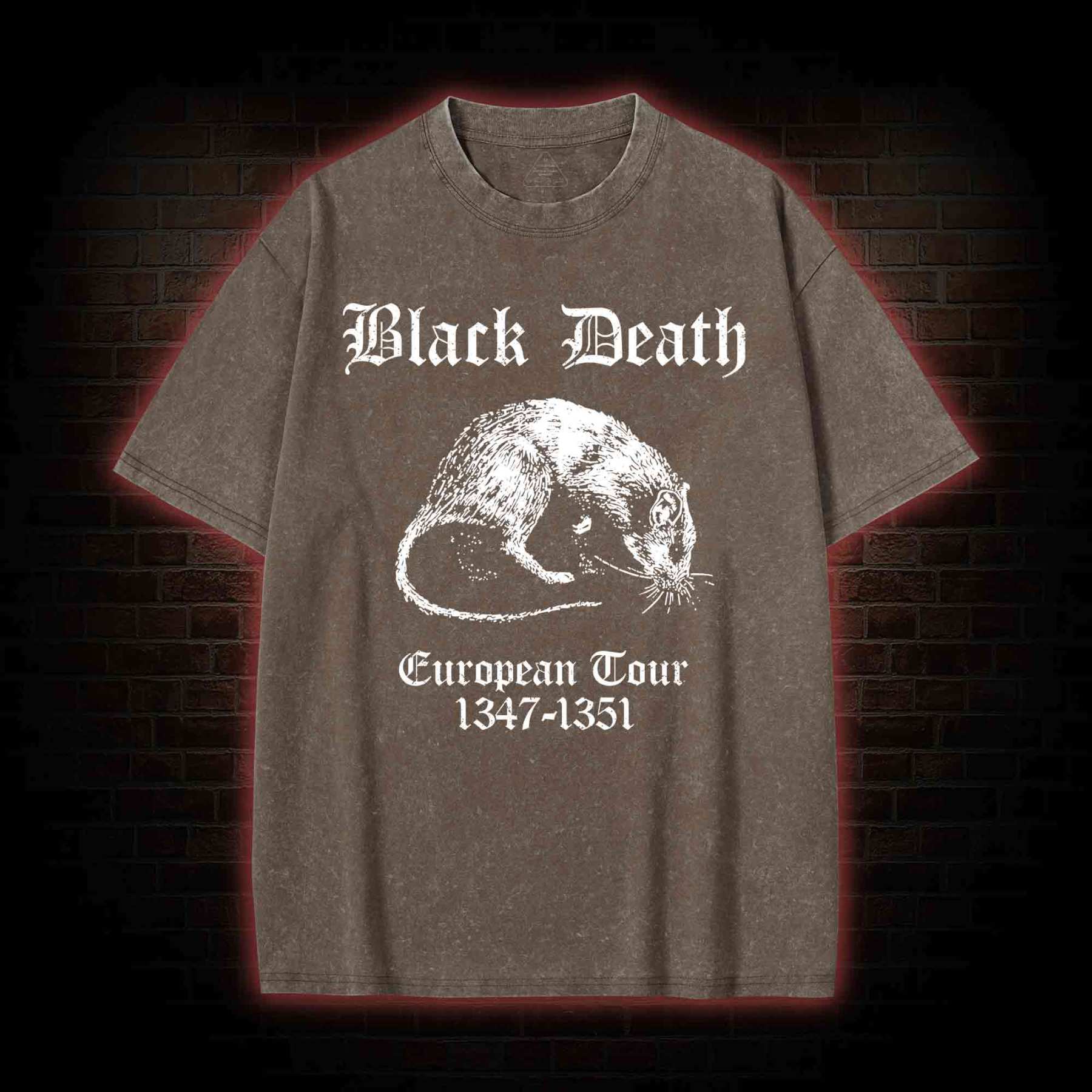 Black Death Washed T-shirt