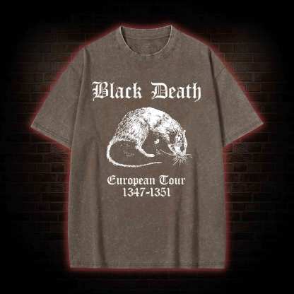 Black Death Washed T-shirt