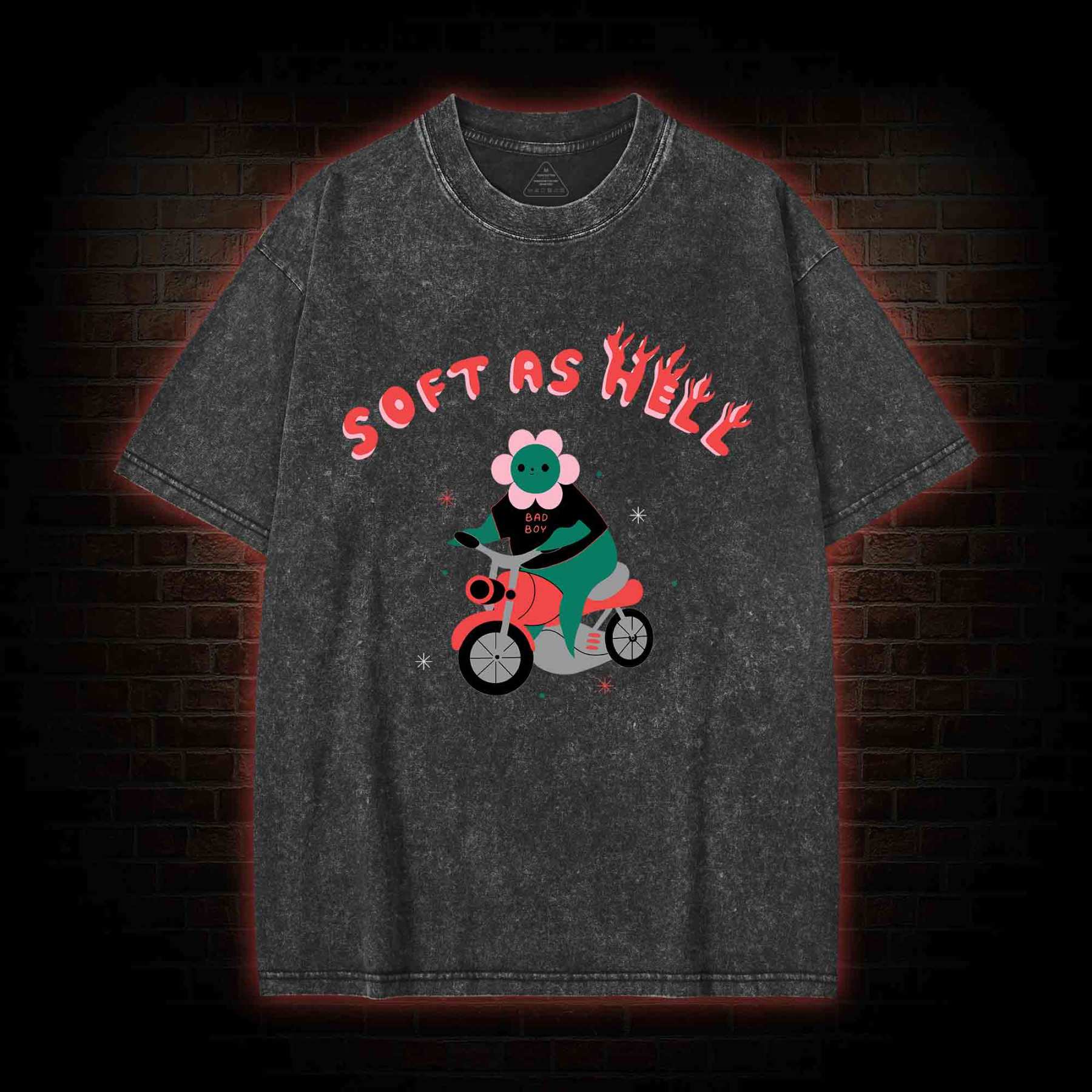 Soft As Hell Washed T-shirt