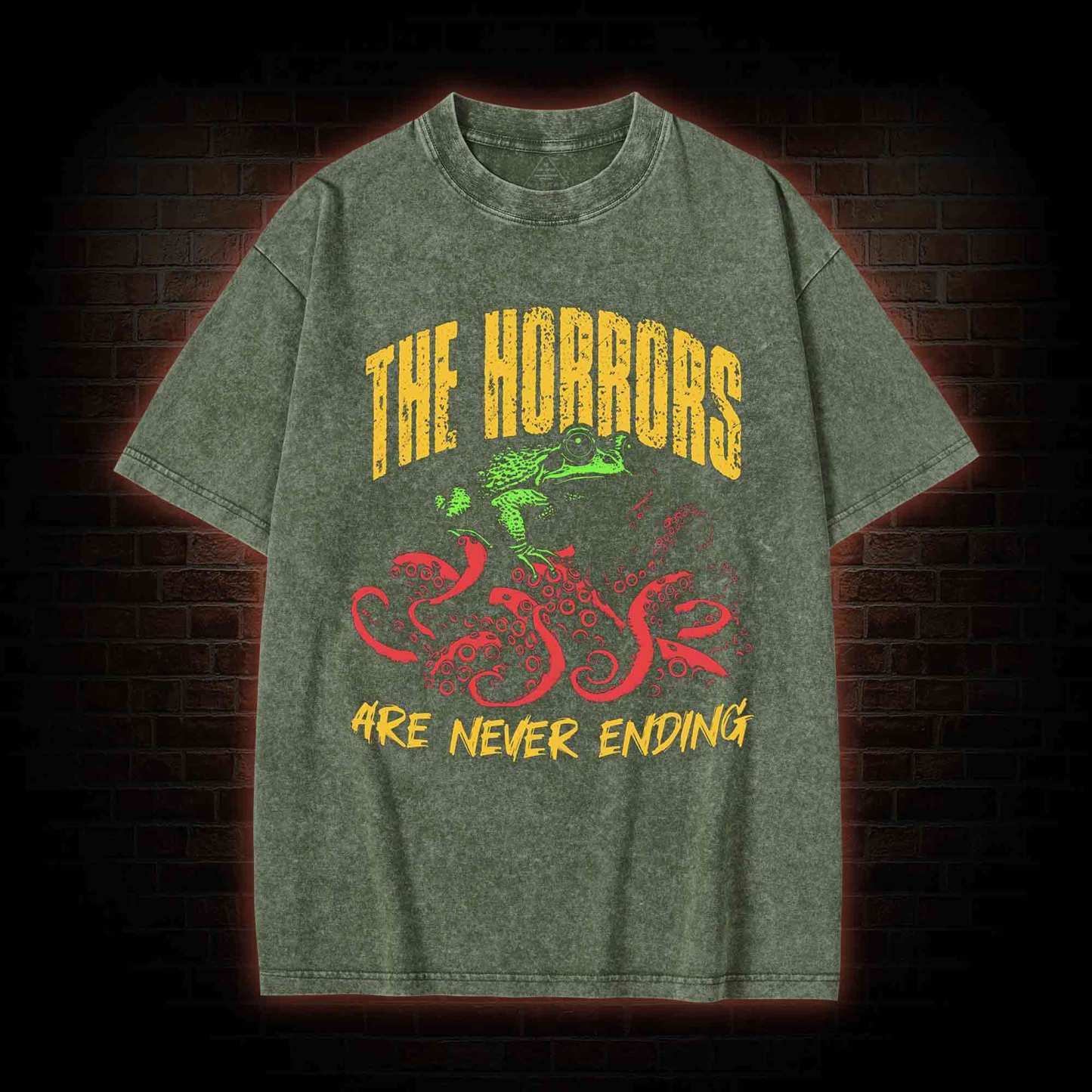 The Horrors Are Never Ending Washed T-shirt