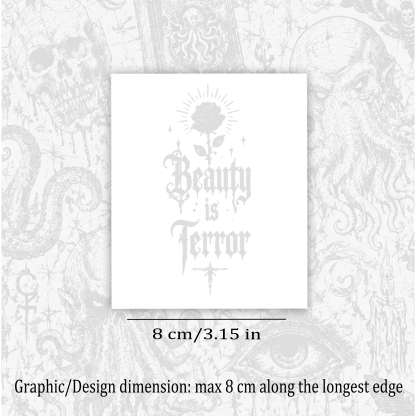 Beauty Terror Temporary Tattoo