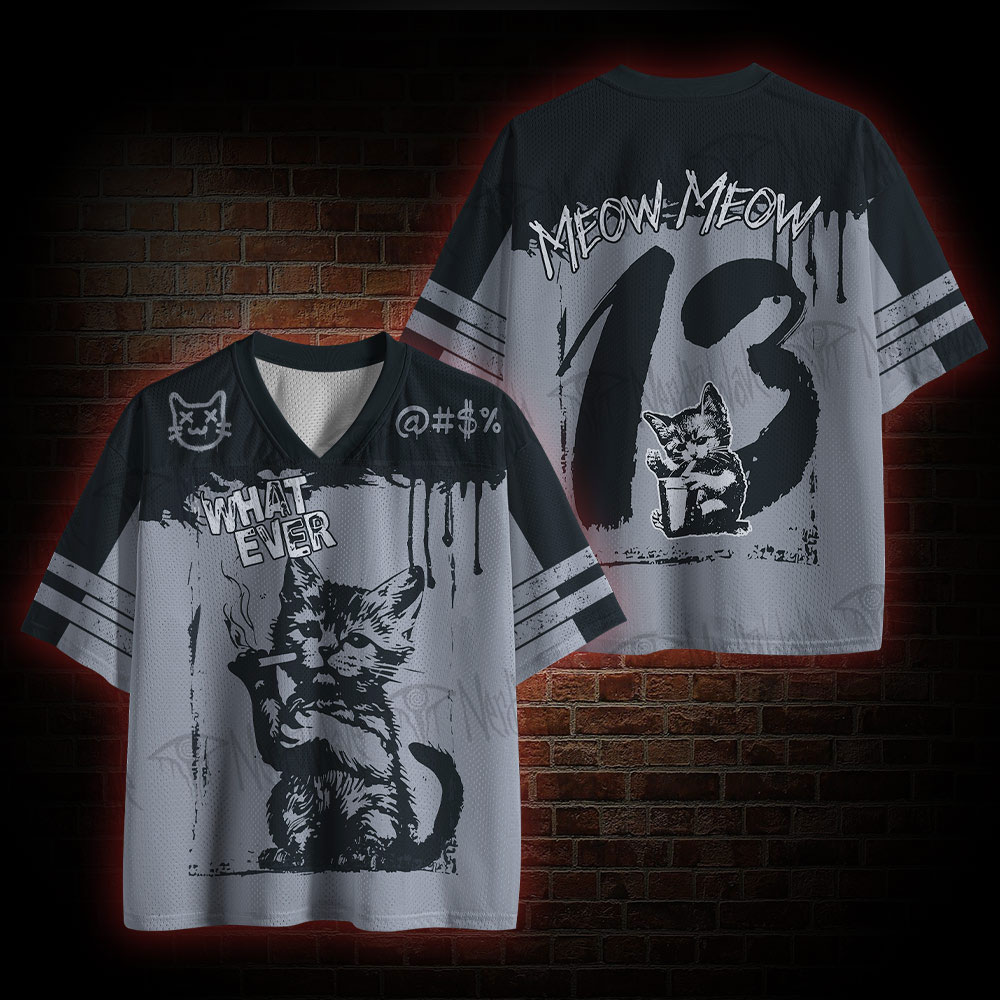 What Ever Cat Mesh Jersey