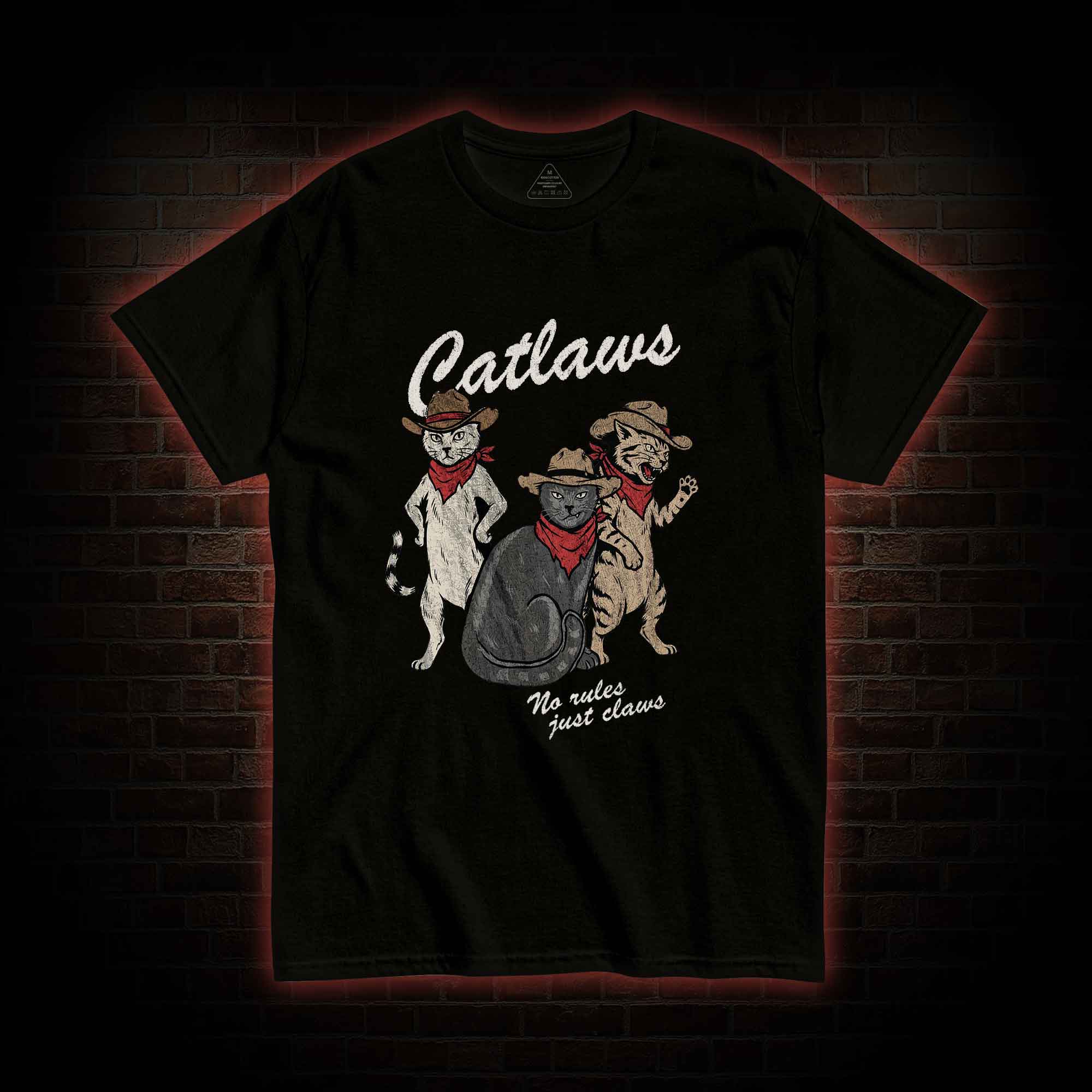Vintage Cowboy Cat T-shirt