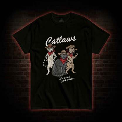 Vintage Cowboy Cat T-shirt