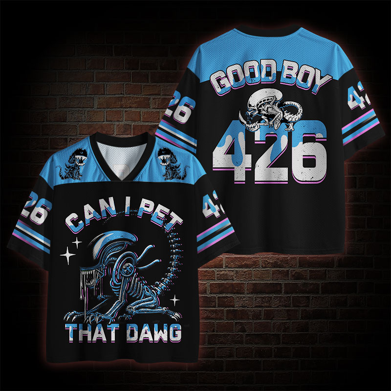 Can I Pet That Dawg? Mesh Jersey