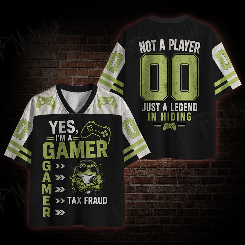 Tax Fraud Gamer Mesh Jersey