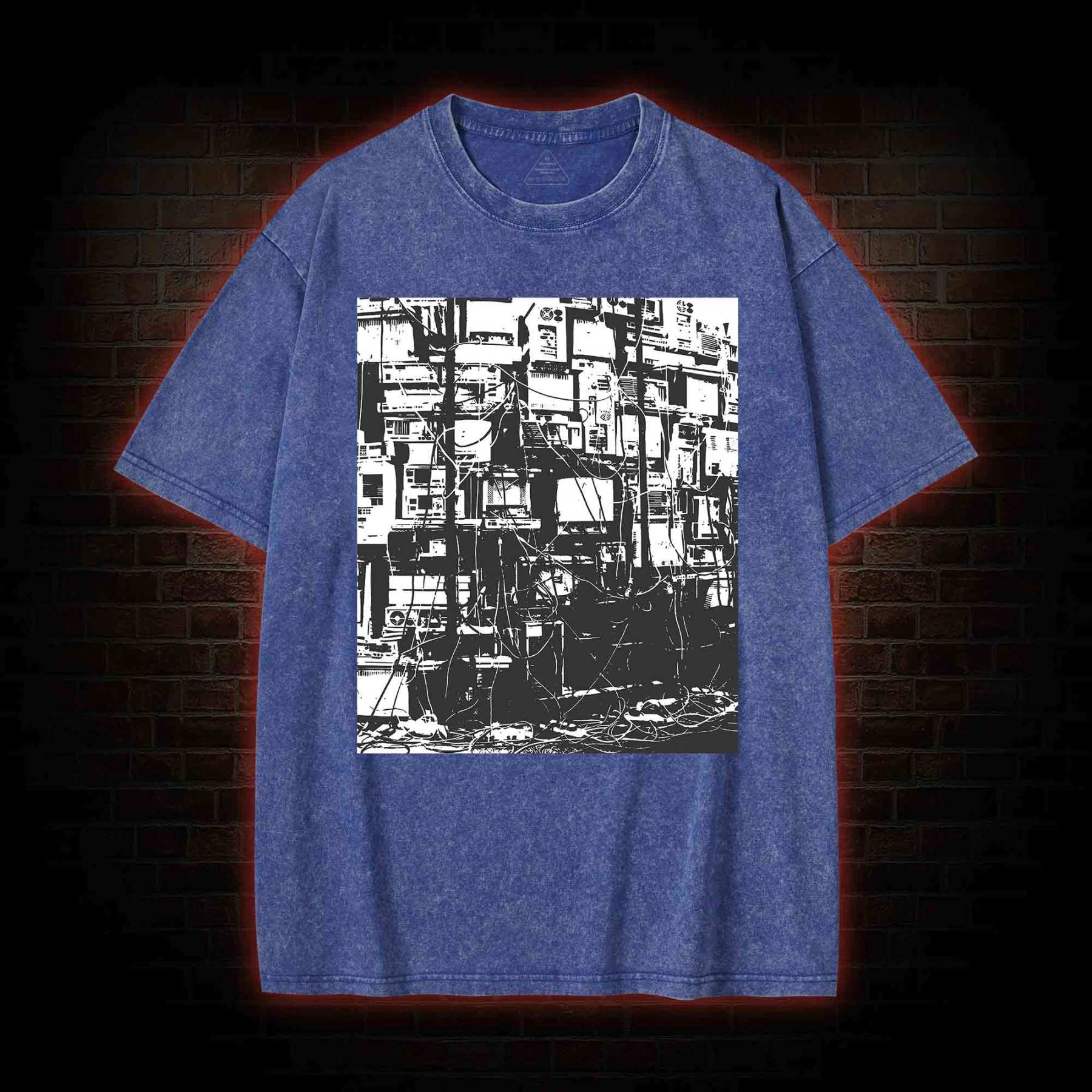 Technology Anxiety Washed T-shirt