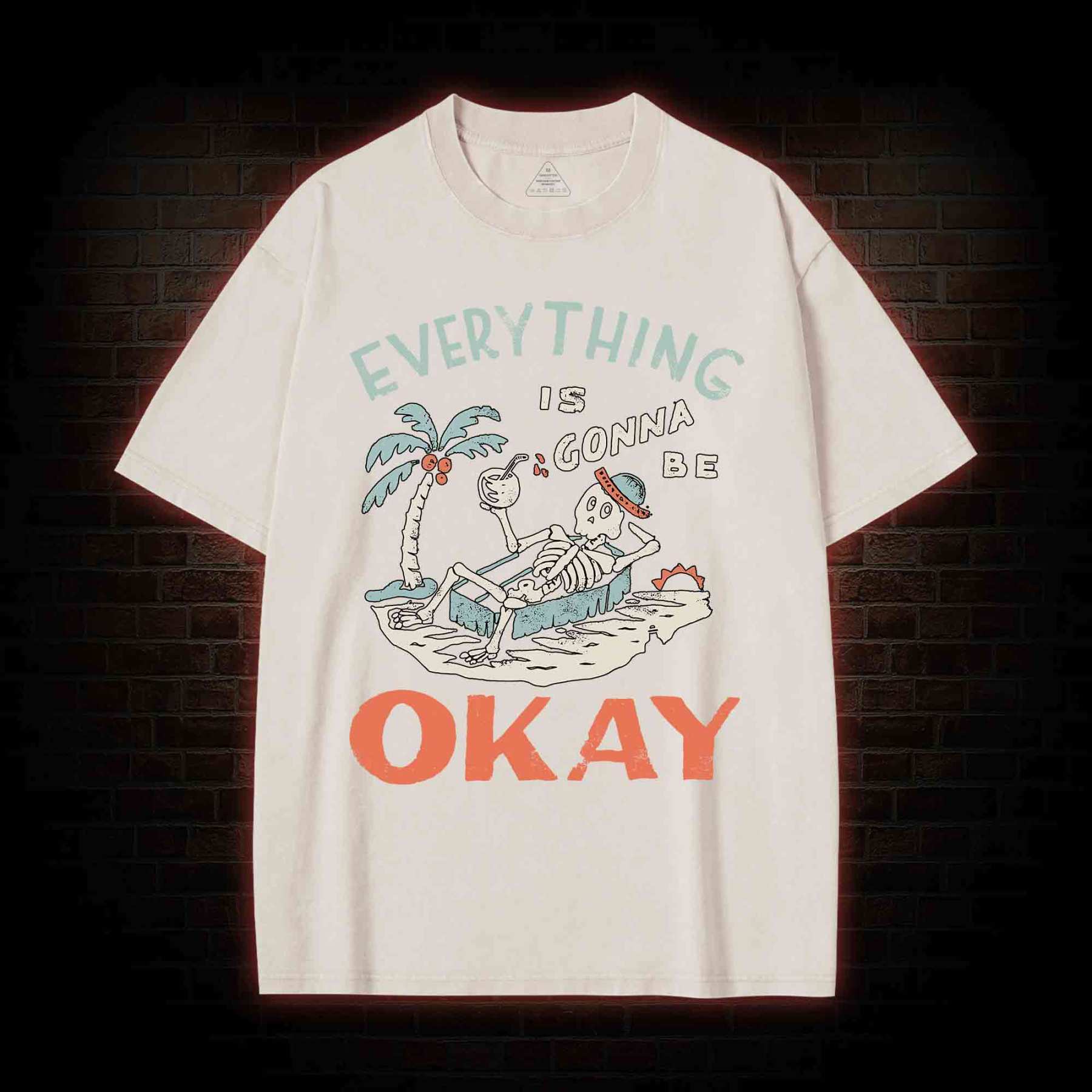 Everything Is Gonna Be Okay Washed T-shirt