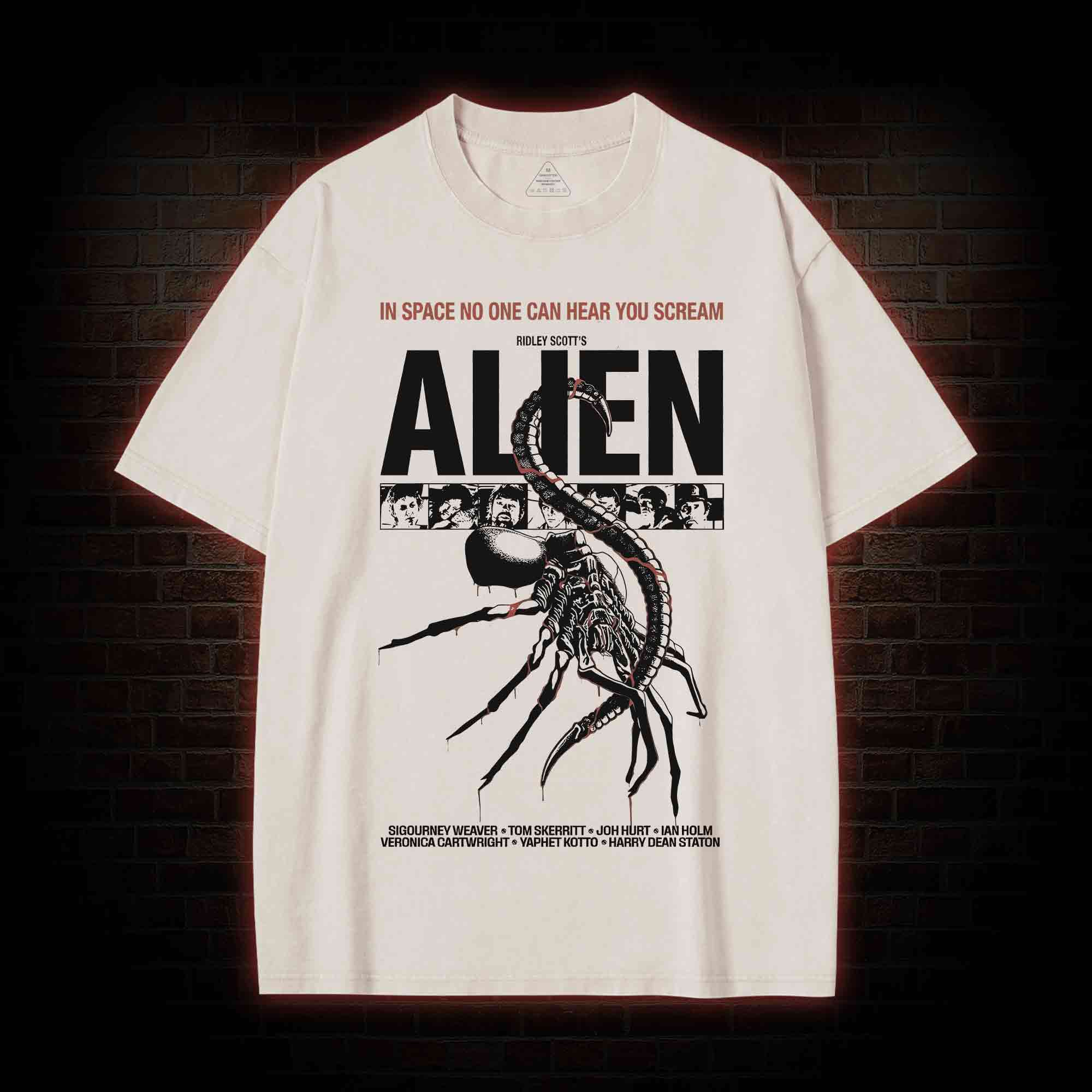 In Space No One can Hear You Scream Washed T-shirt