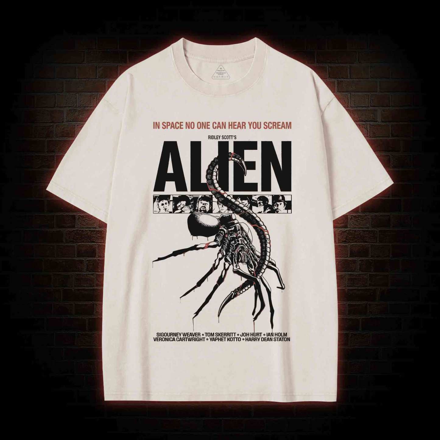 In Space No One can Hear You Scream Washed T-shirt