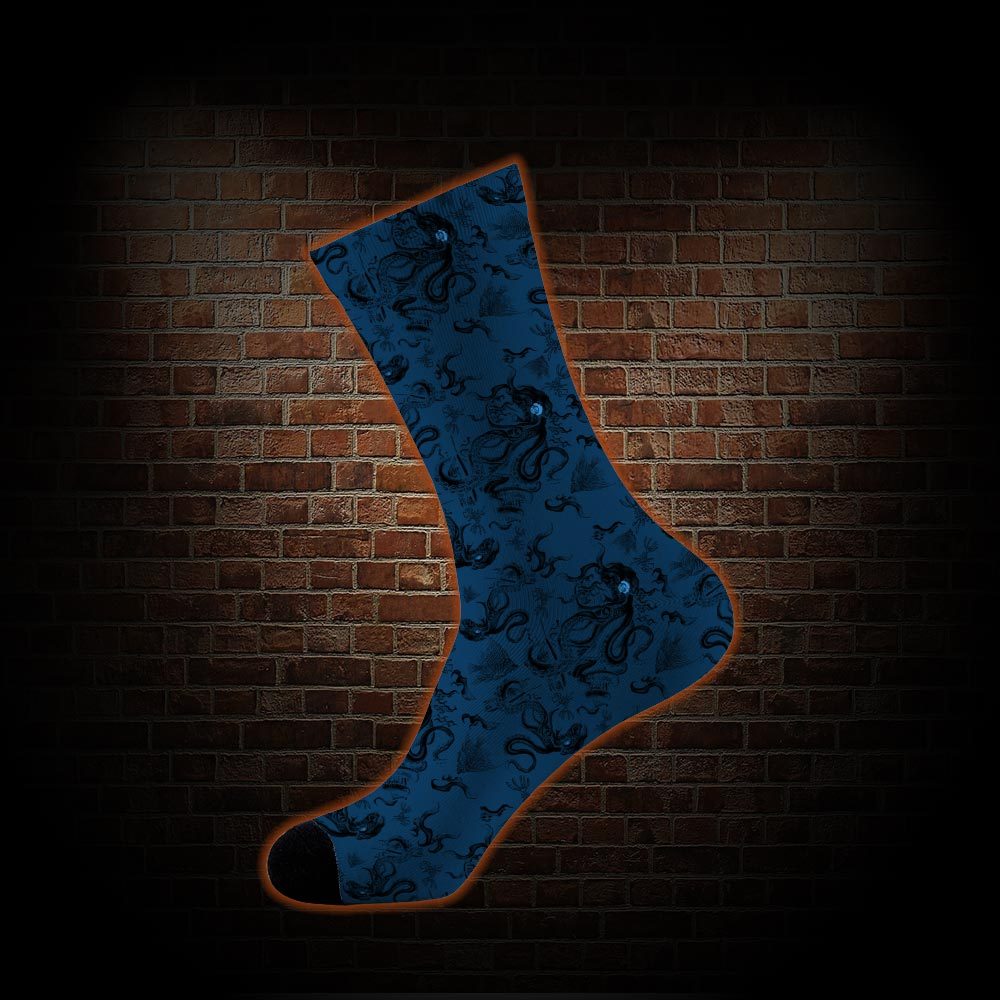 Deep Sea Monster Socks
