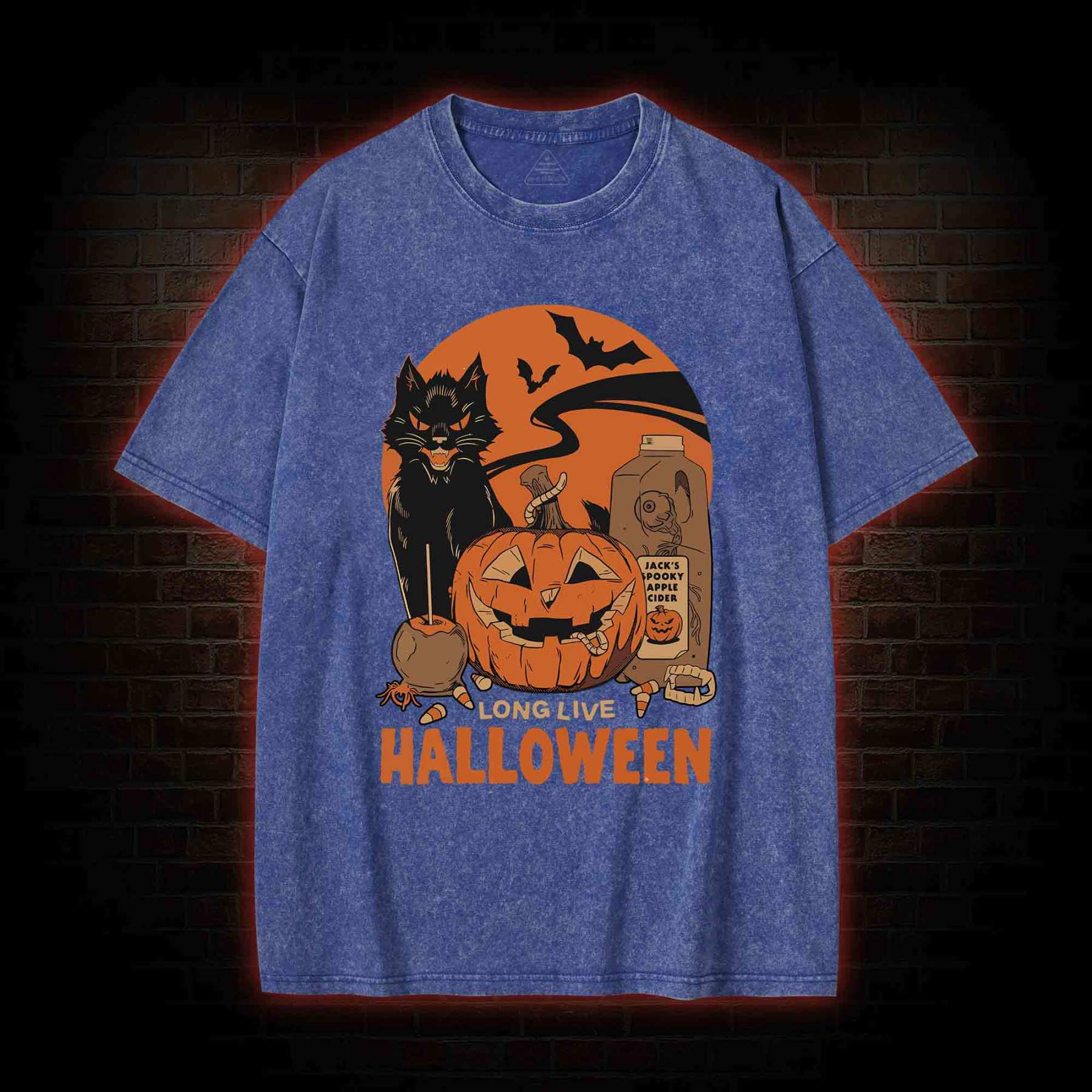 Long Live Halloween Washed T-shirt