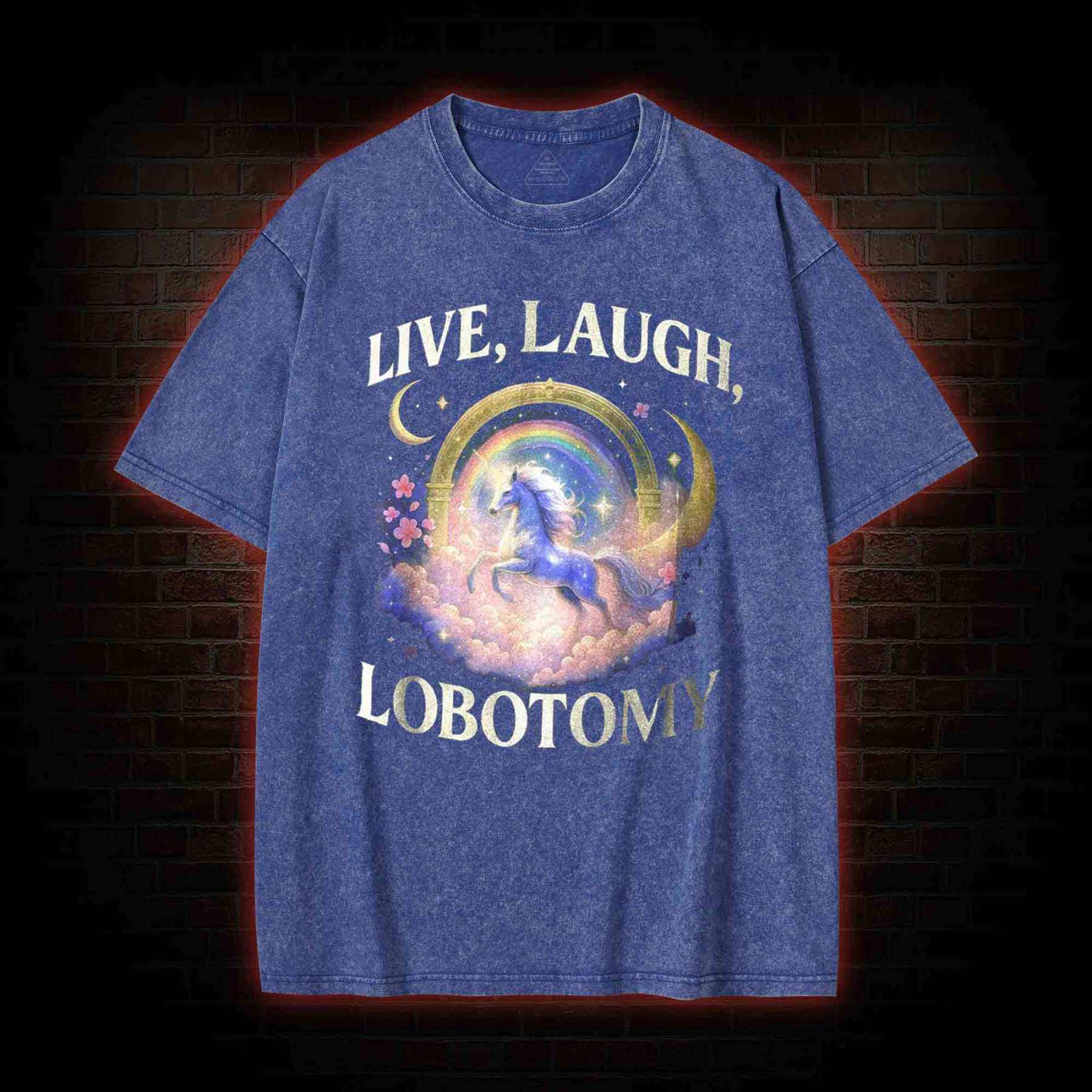Live Laugh Lobotomy Washed T-shirt