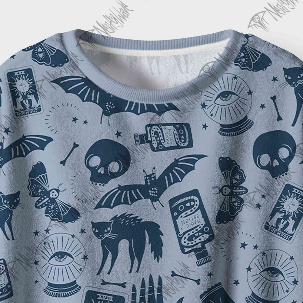 Mysterious Cats and Bats Cozy Pajama Sets