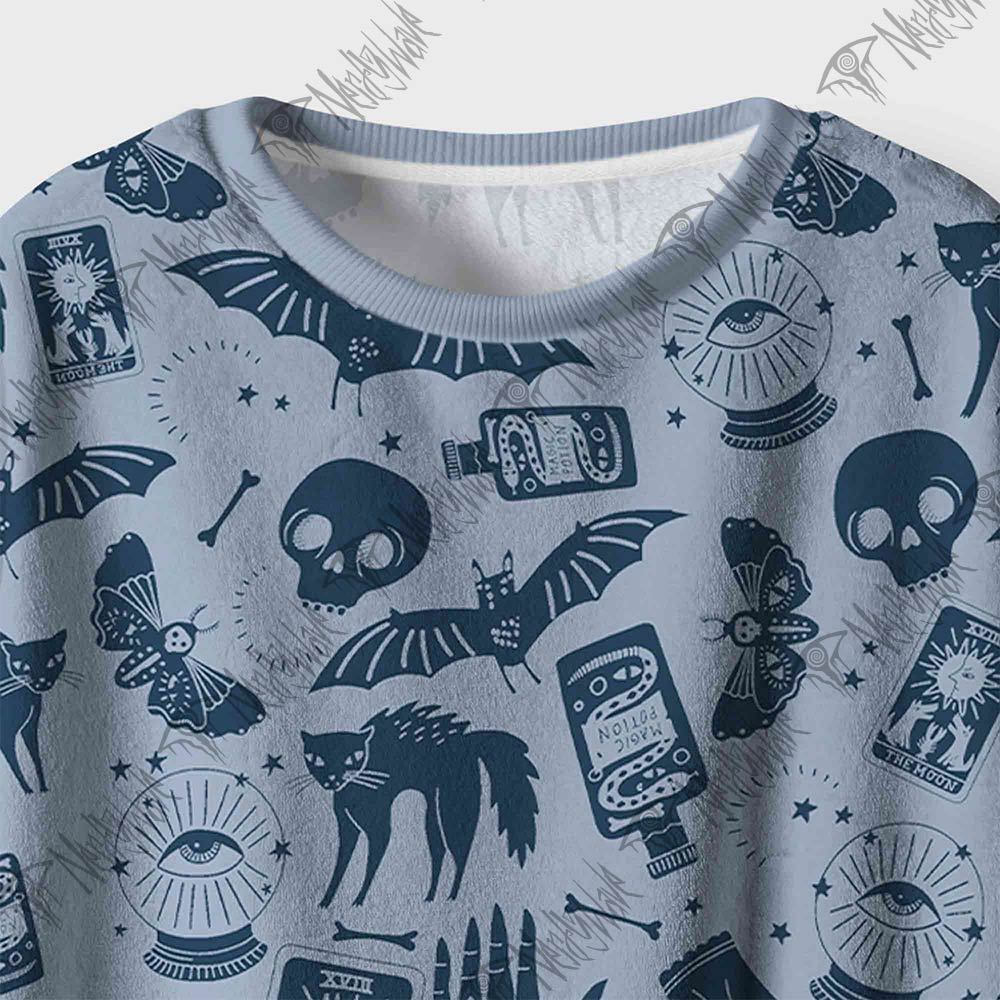 Mysterious Cats and Bats Cozy Pajama Sets