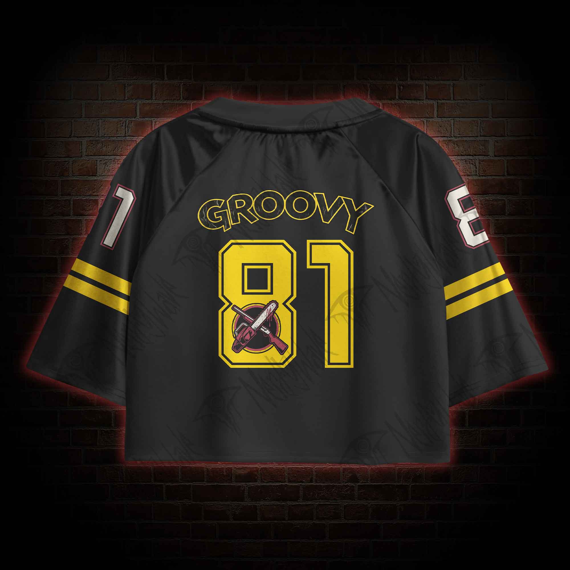 Groovy Crop Sports Jersey