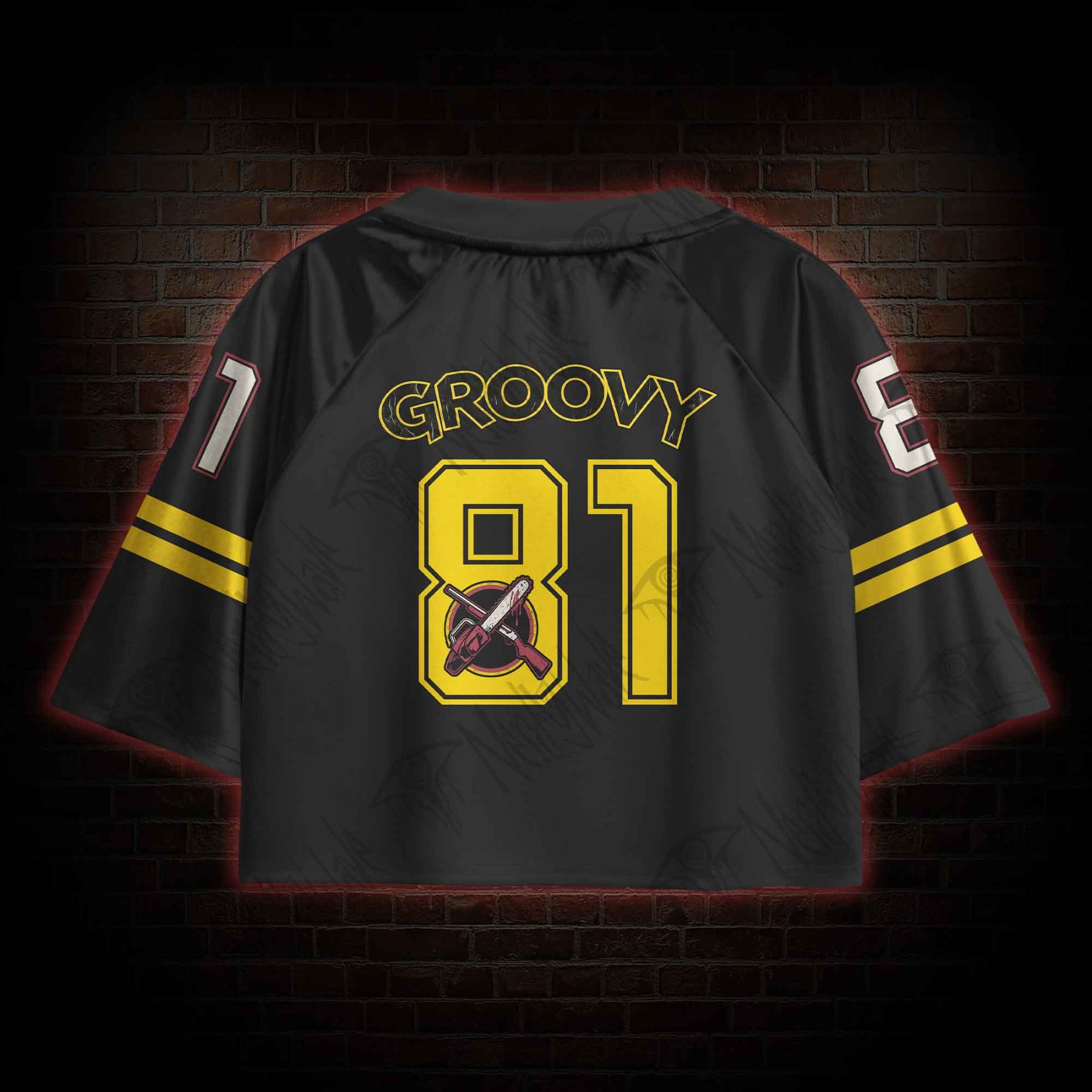 Groovy Crop Sports Jersey