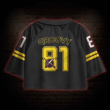 Groovy Crop Sports Jersey