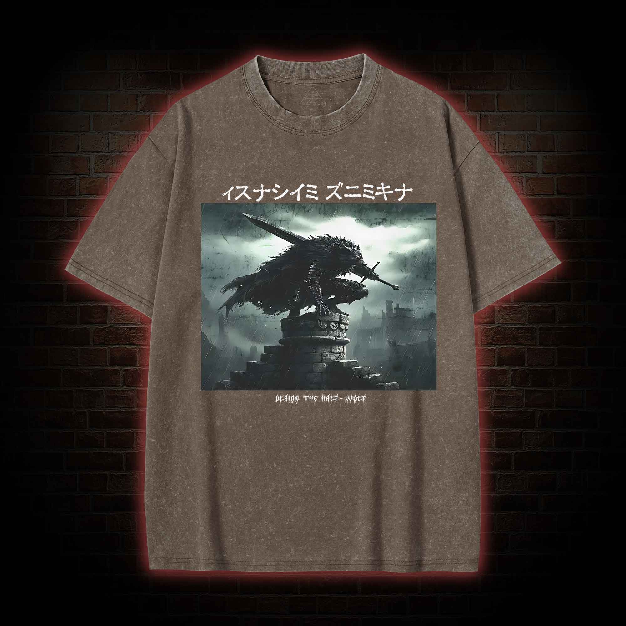 The Half-wolf Washed T-shirt